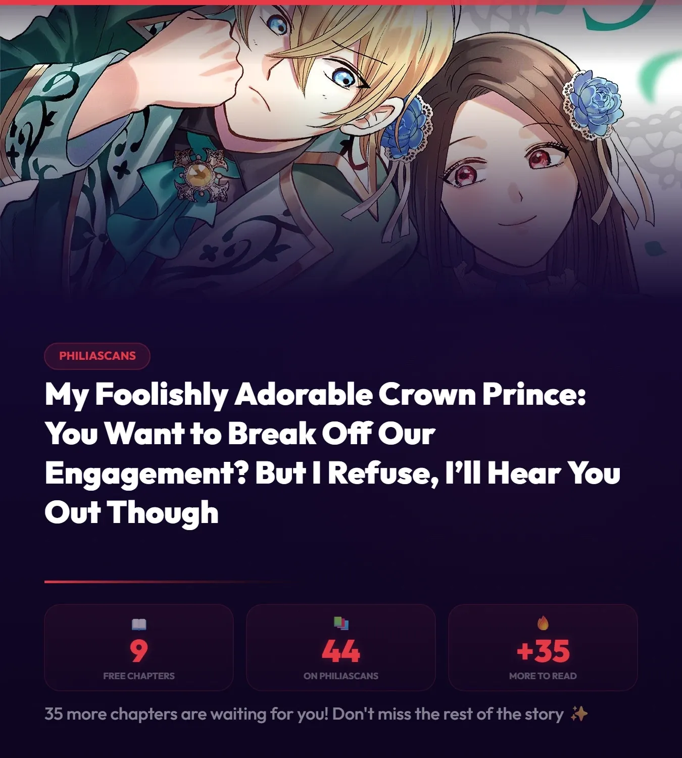Uchi no Outaishi Denka wa Kyou mo Gu Kawaii ~Konyaku Haki desu no? Mochiron Kyakkashimasu keredo, Riyuu wa Kiite Sashiagemasu wa~ Chapter 9 page 2 - 