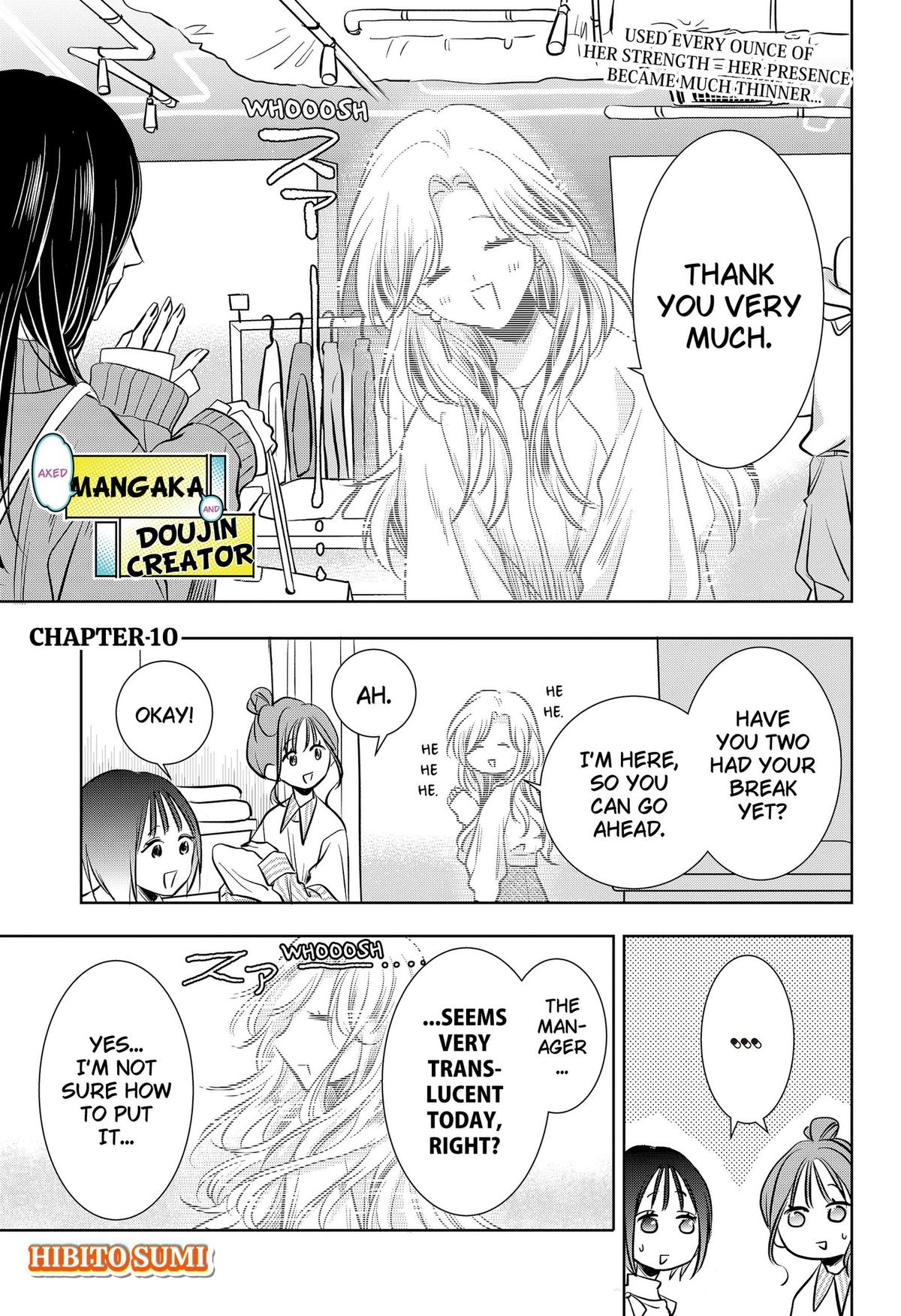 Uchikirare Mangaka to Doujin Onna Chapter 10 page 1 - 
