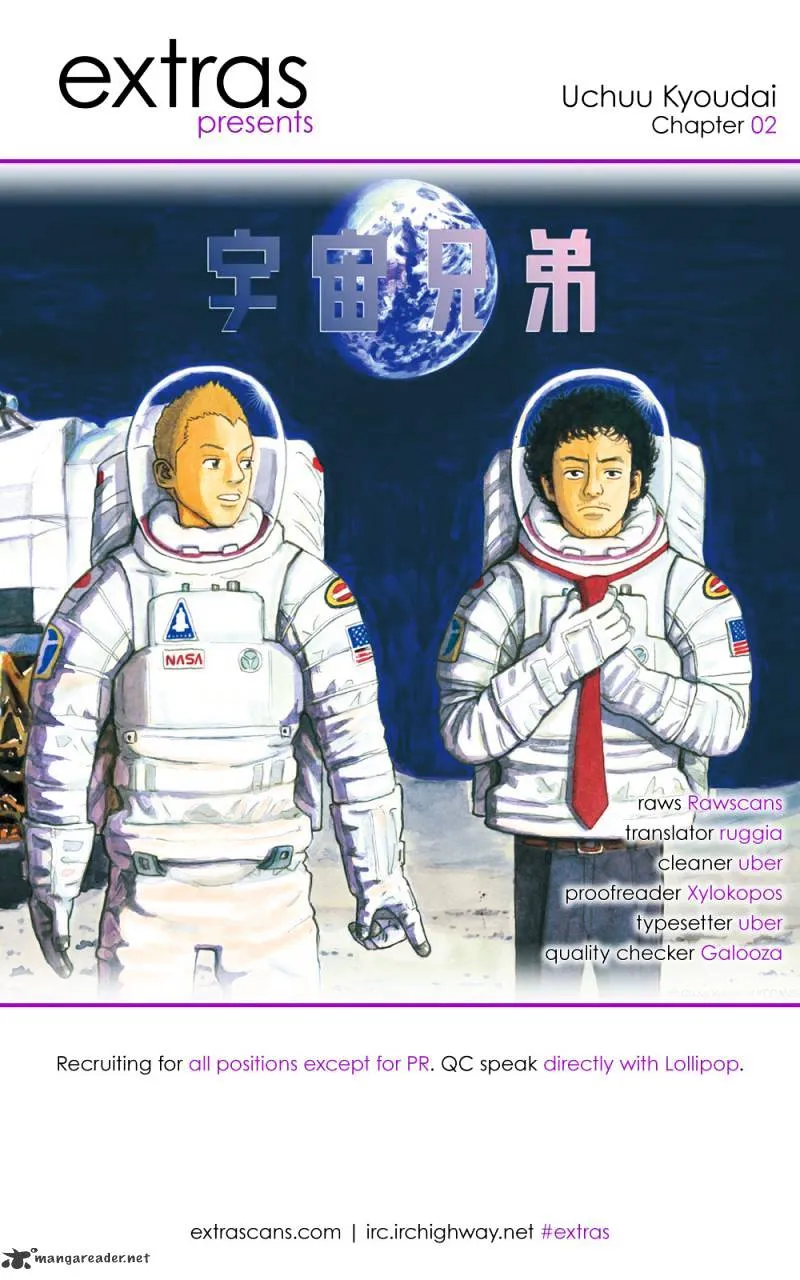 Uchuu Kyoudai Chapter 2 page 36 - 