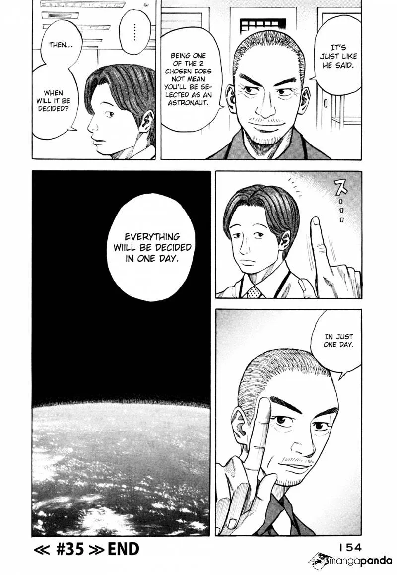 Uchuu Kyoudai Chapter 35 page 21 - 