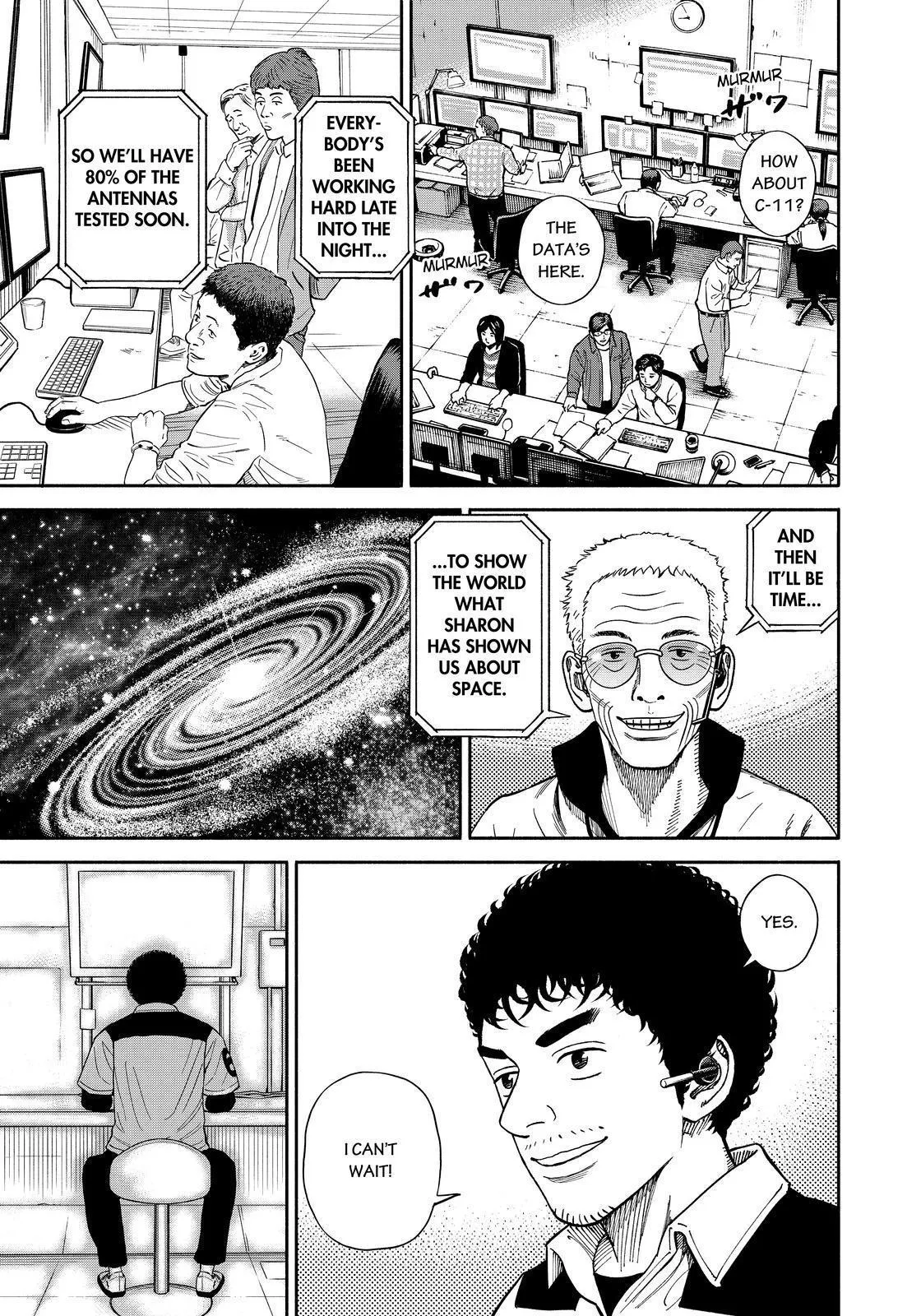 Uchuu Kyoudai Chapter 359 page 19 - 