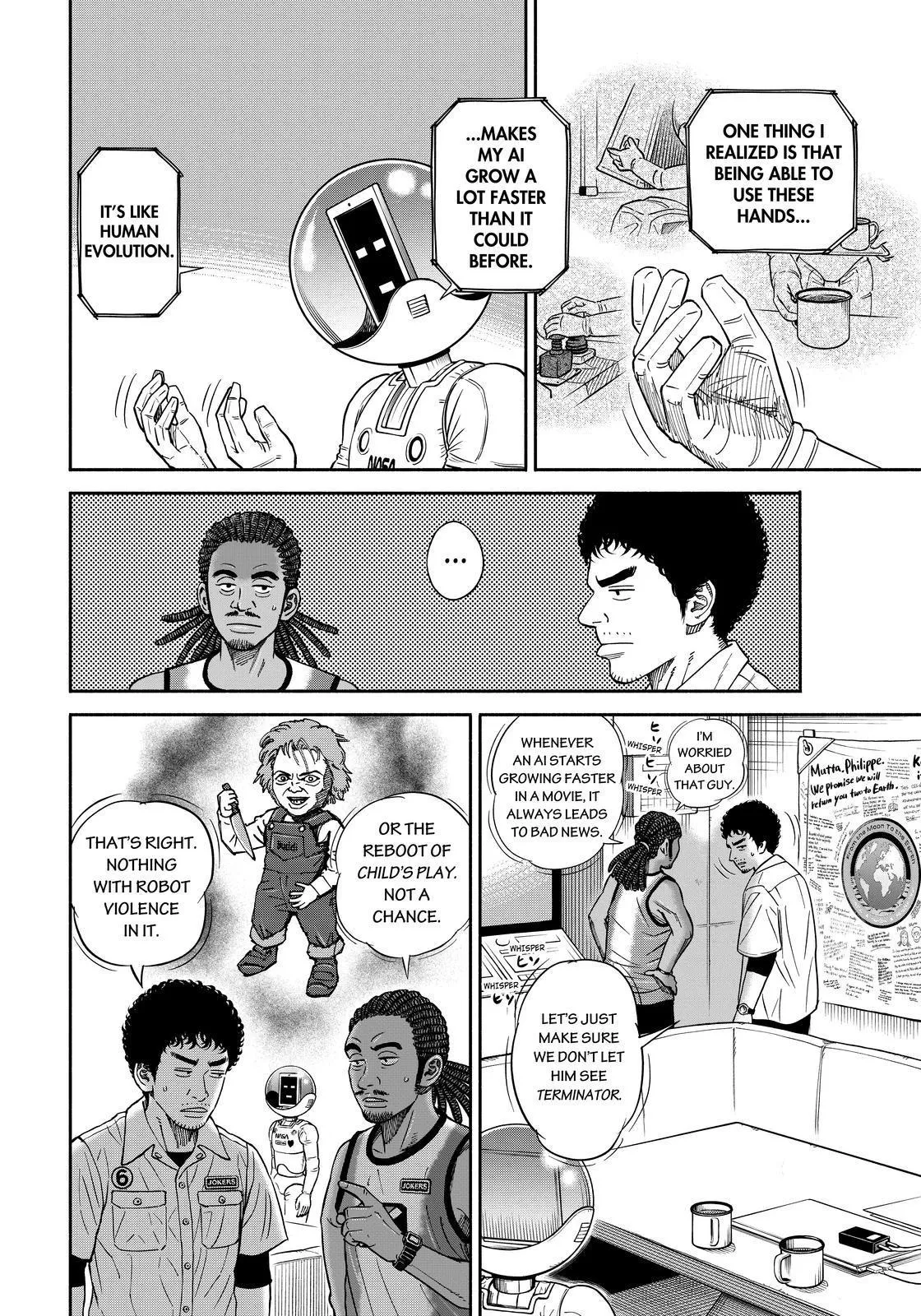 Uchuu Kyoudai Chapter 360 page 14 - 