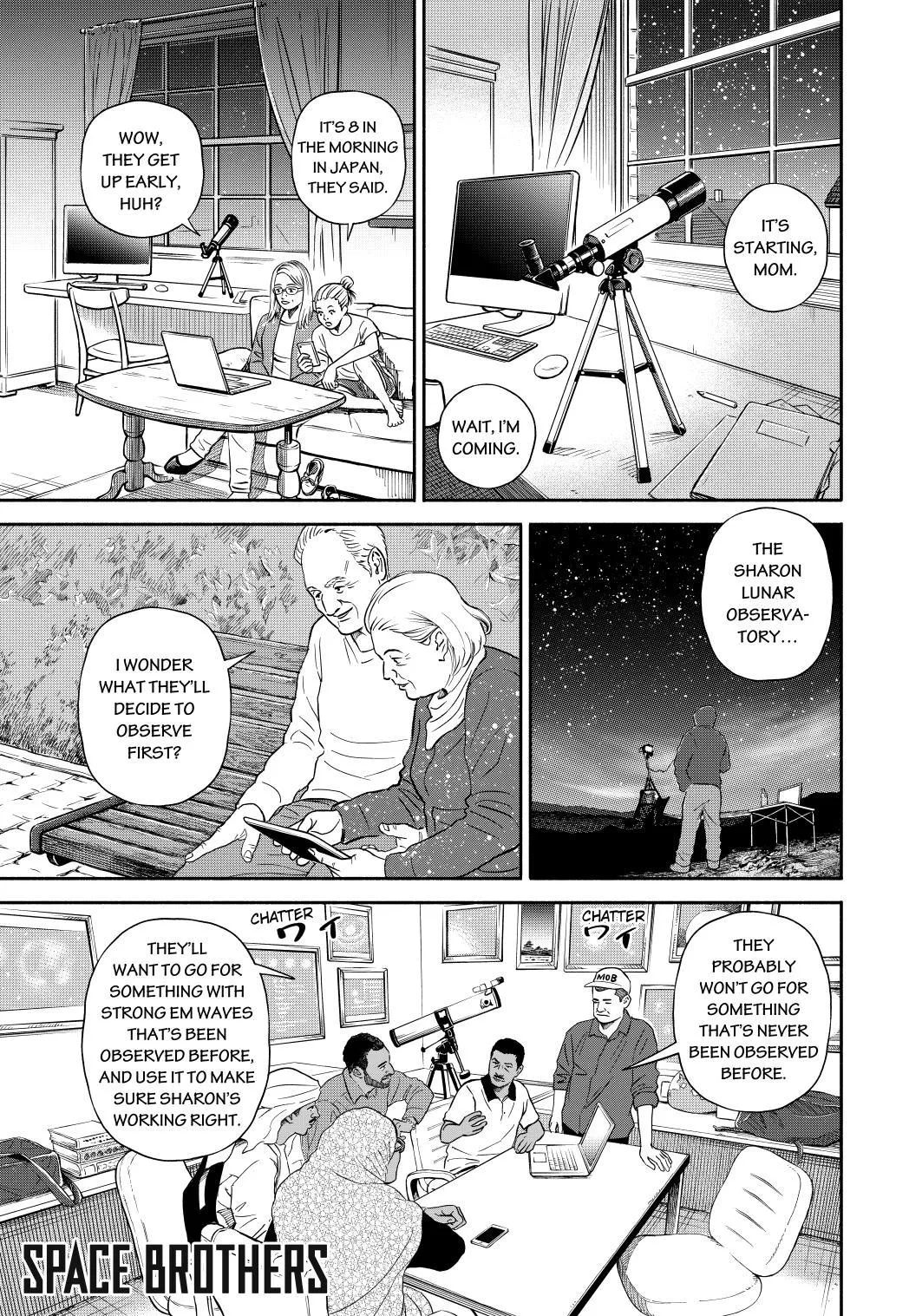 Uchuu Kyoudai Chapter 361 page 1 - 