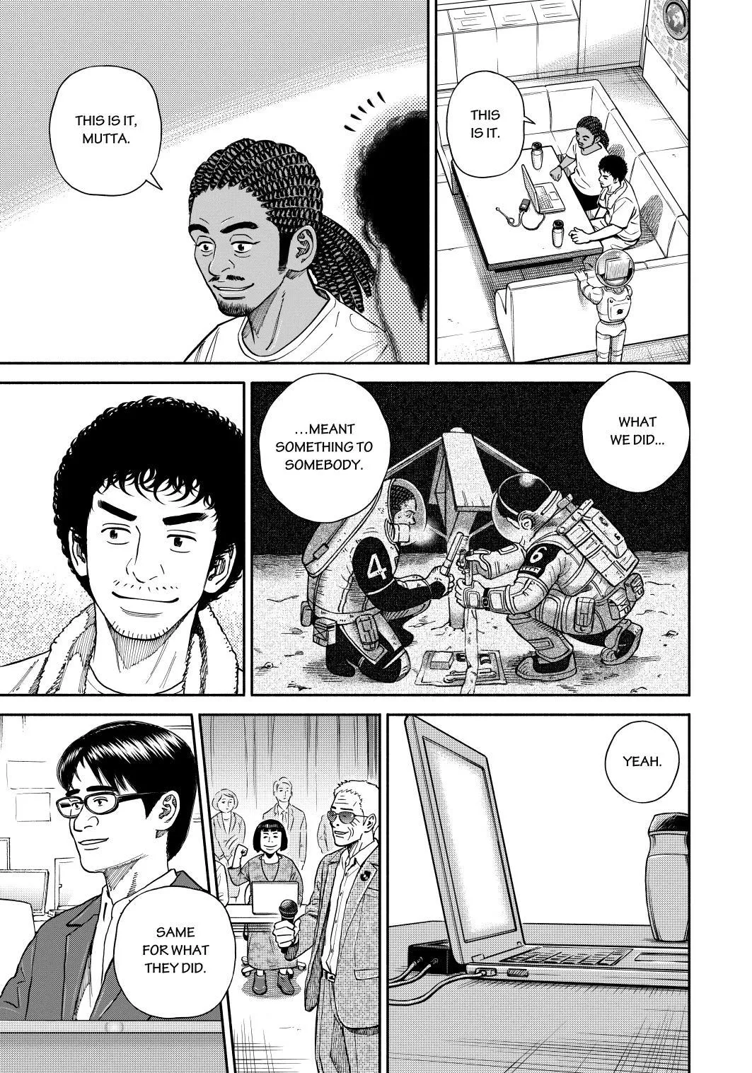 Uchuu Kyoudai Chapter 361 page 13 - 