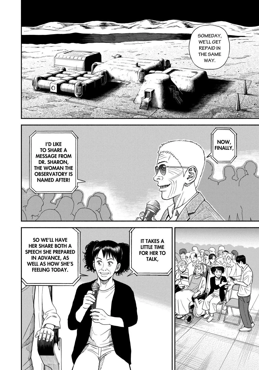 Uchuu Kyoudai Chapter 361 page 14 - 