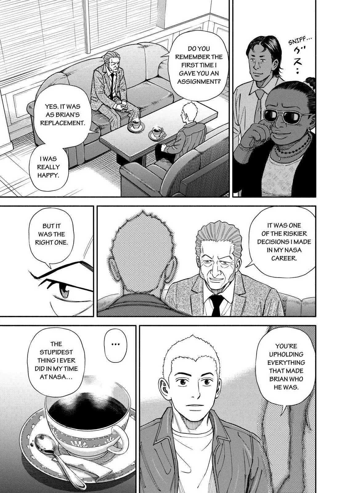 Uchuu Kyoudai Chapter 363 page 15 - 