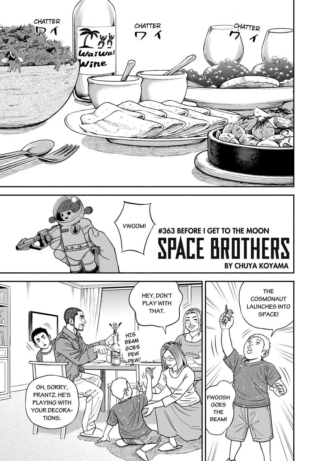 Uchuu Kyoudai Chapter 363 page 5 - 