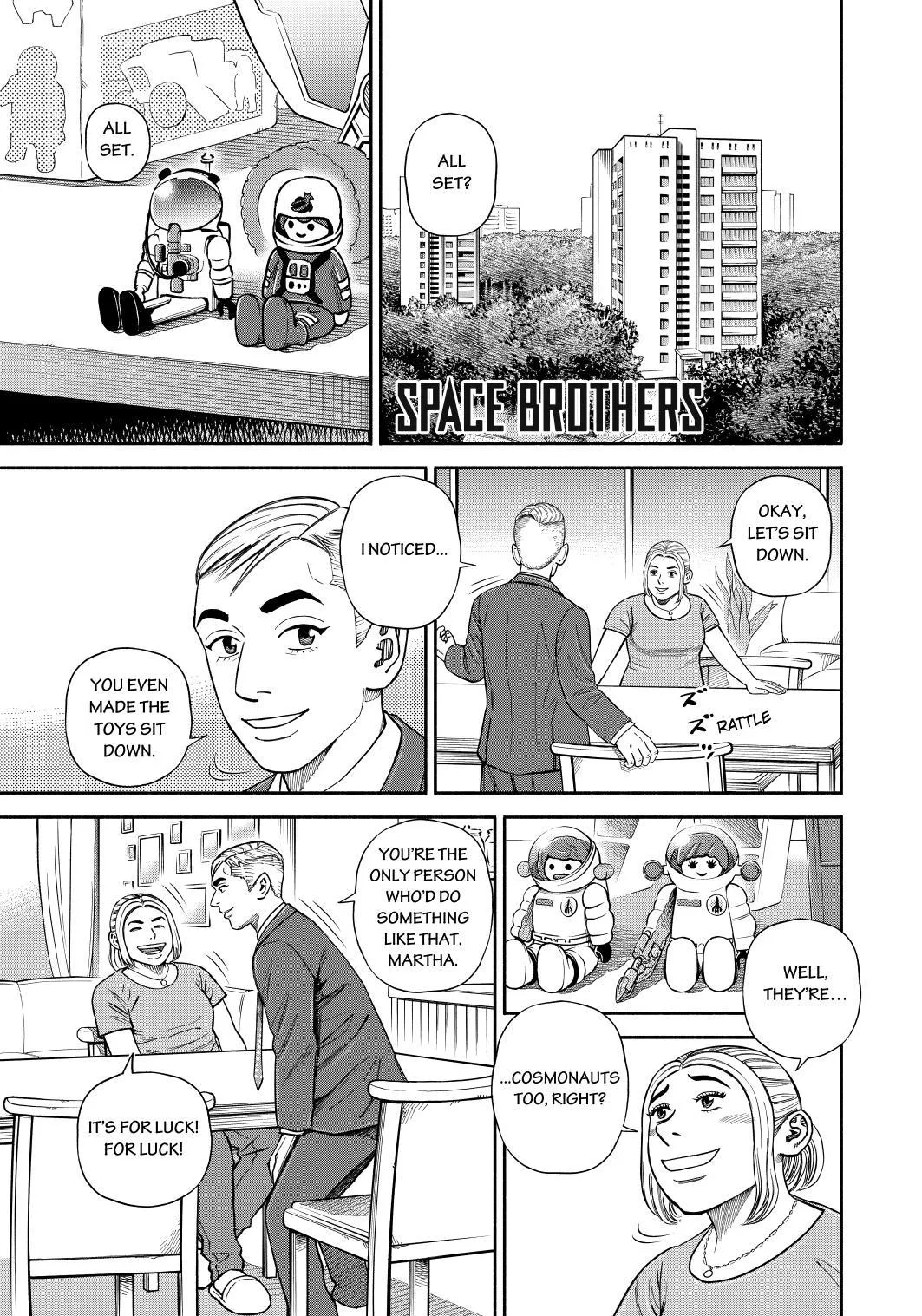 Uchuu Kyoudai Chapter 365 page 1 - 