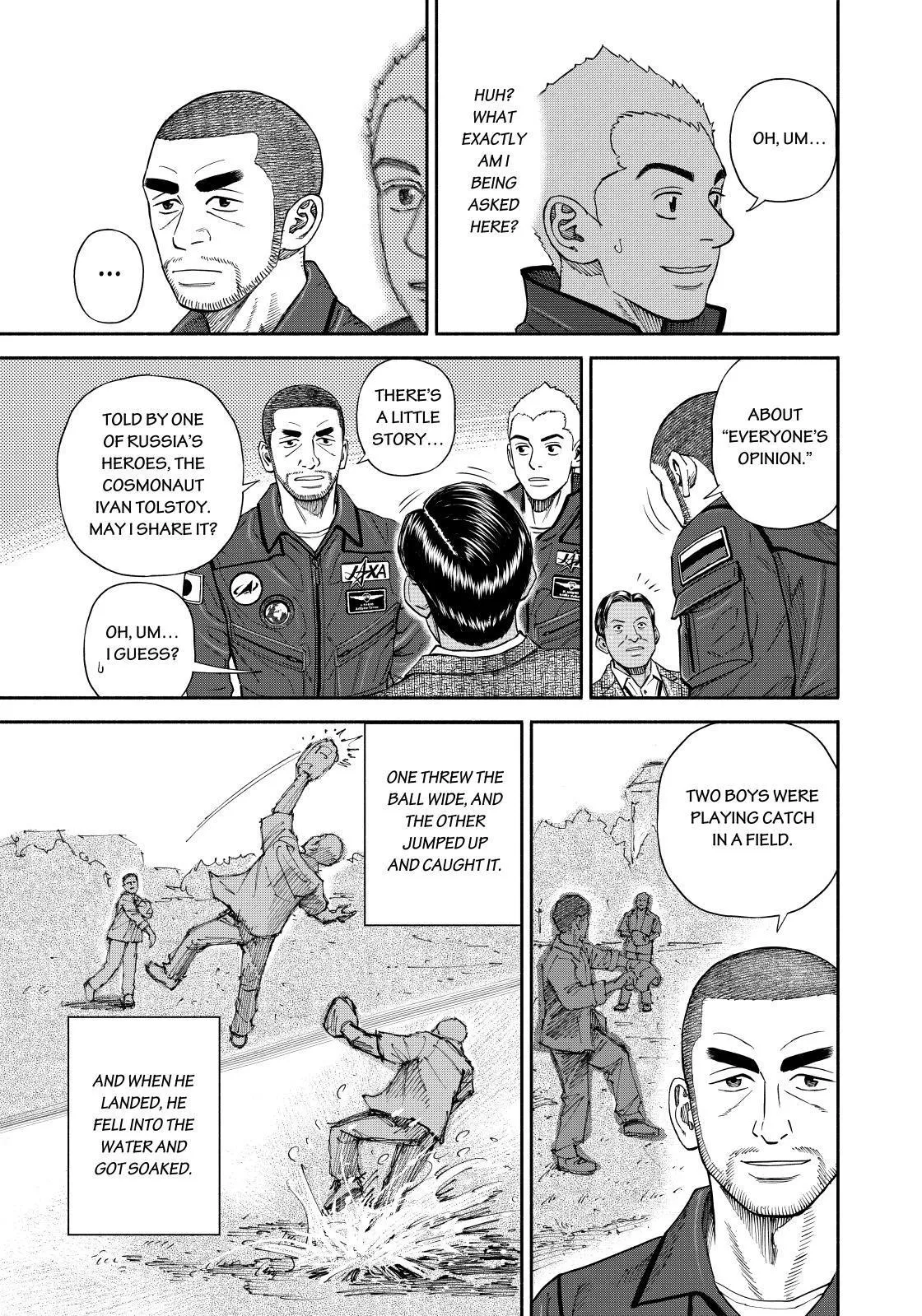 Uchuu Kyoudai Chapter 366 page 15 - 