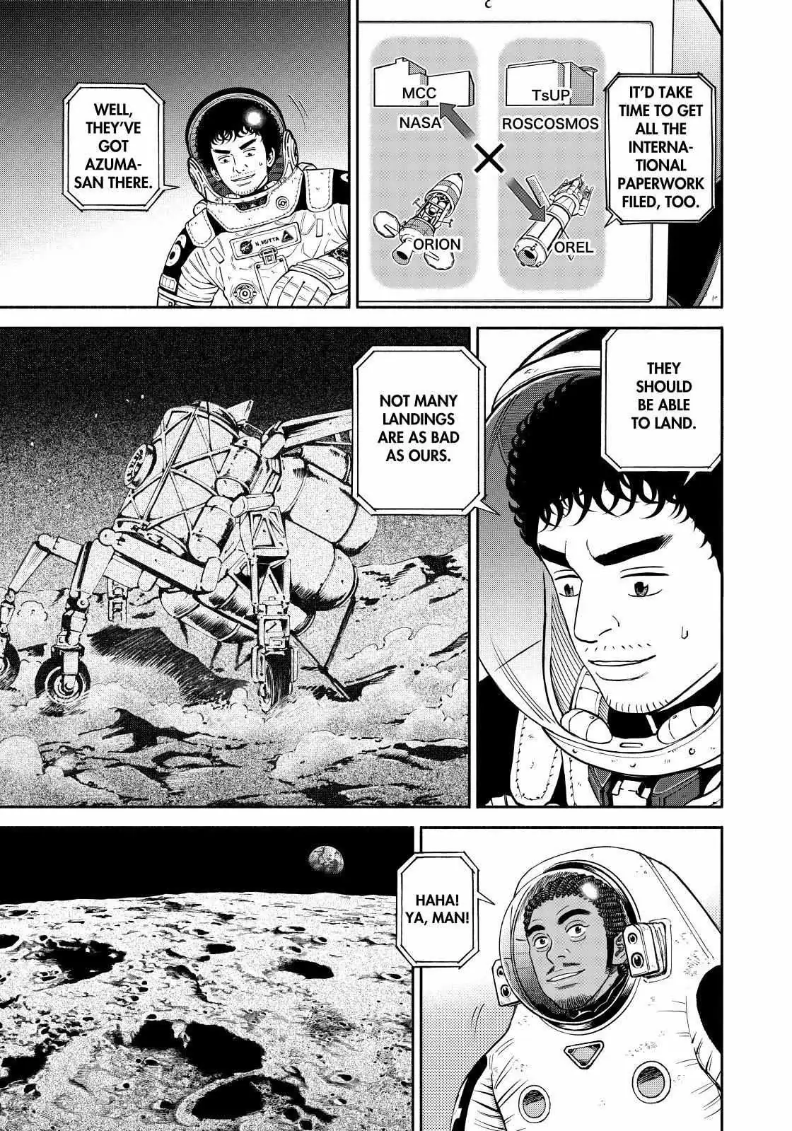 Uchuu Kyoudai Chapter 373 page 9 - 