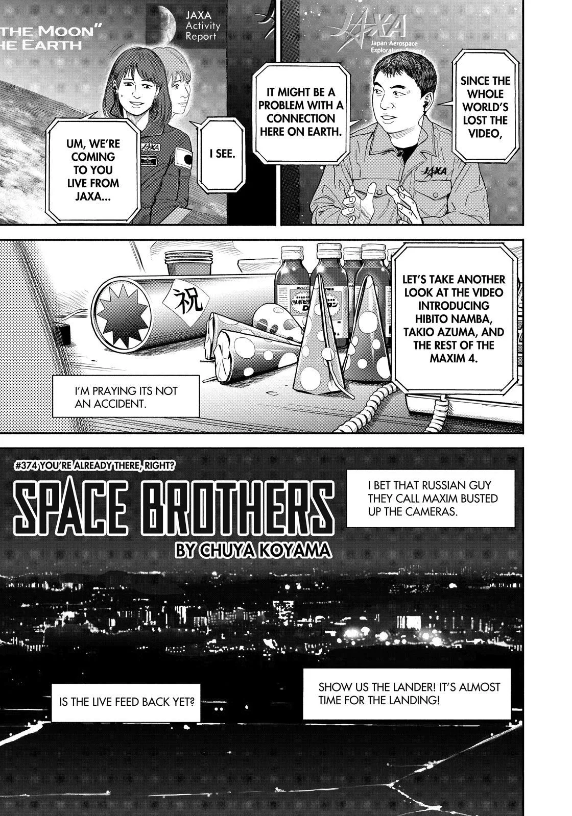 Uchuu Kyoudai Chapter 374 page 3 - 