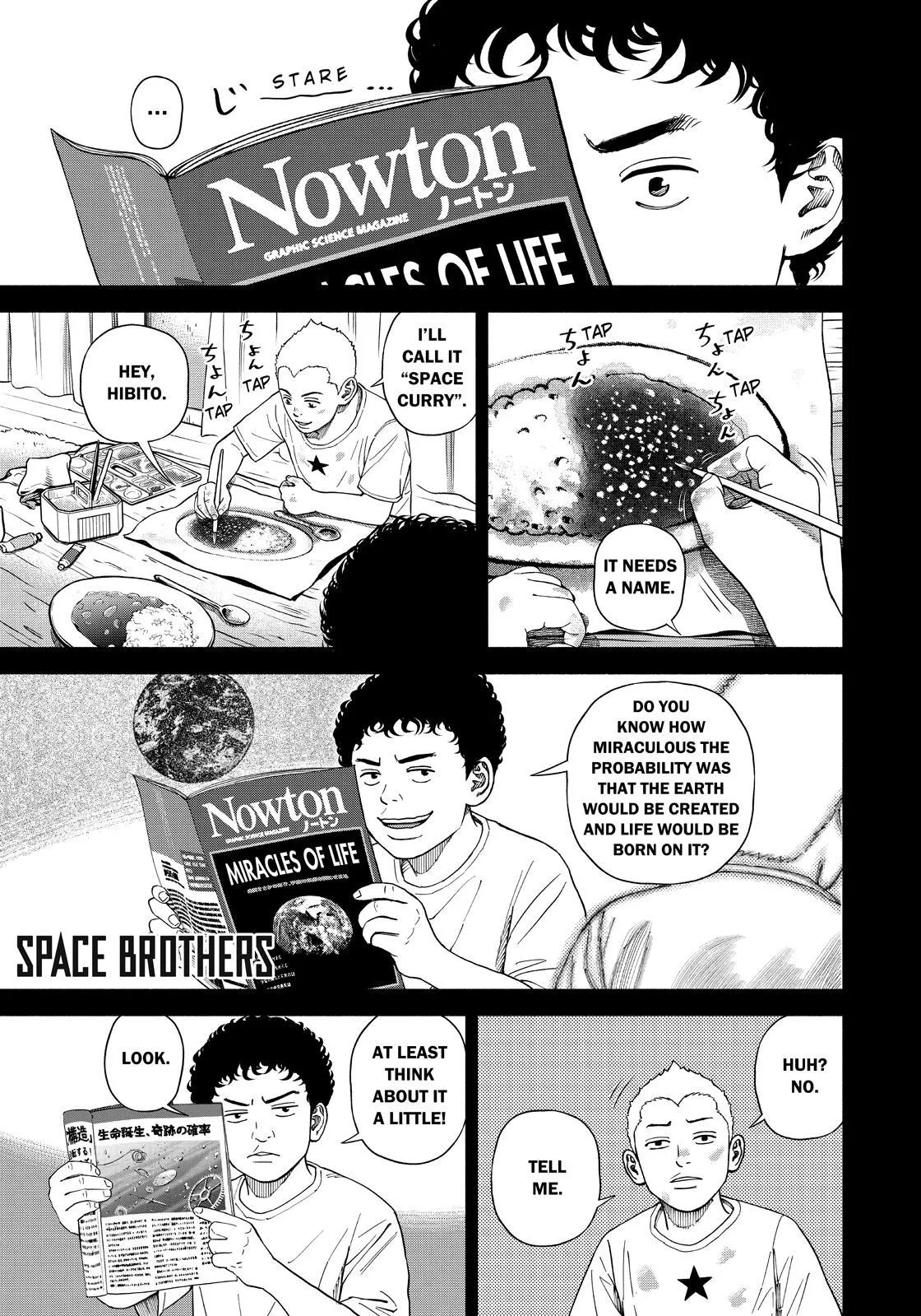 Uchuu Kyoudai Chapter 375 page 1 - 