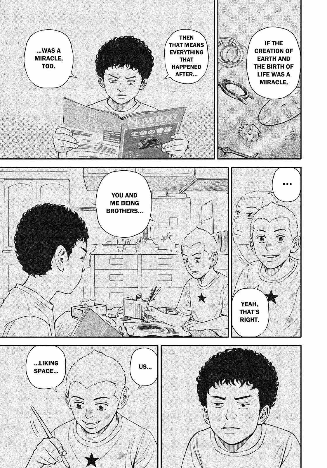 Uchuu Kyoudai Chapter 375 page 15 - 