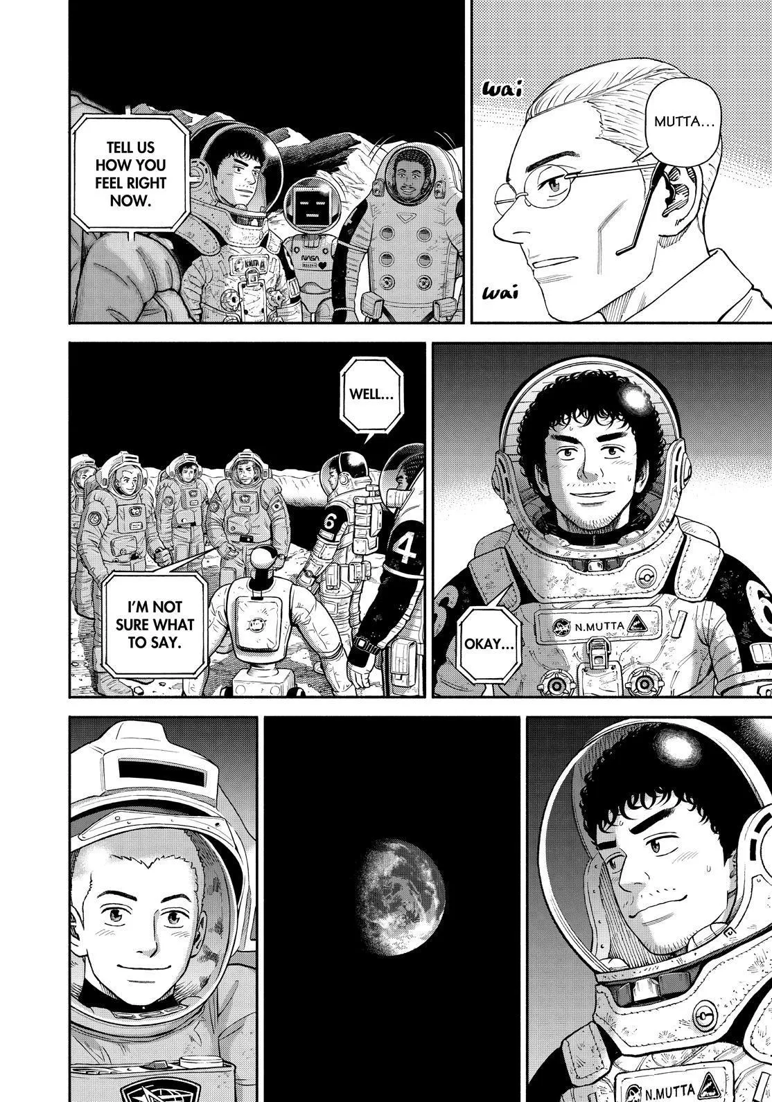 Uchuu Kyoudai Chapter 376 page 14 - 