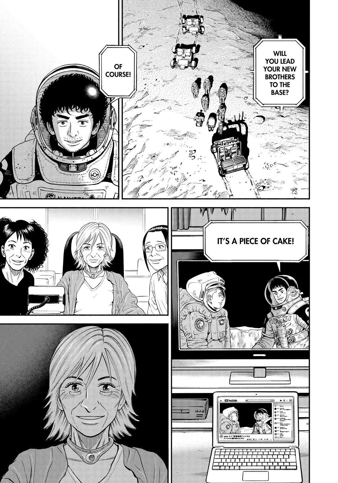 Uchuu Kyoudai Chapter 376 page 19 - 