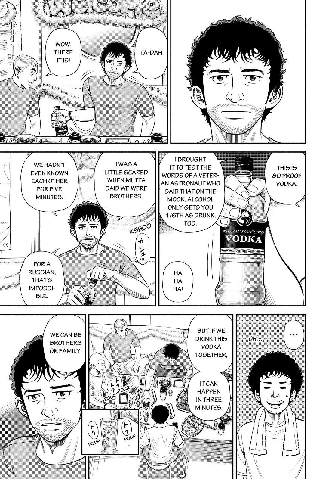 Uchuu Kyoudai Chapter 377 page 19 - 