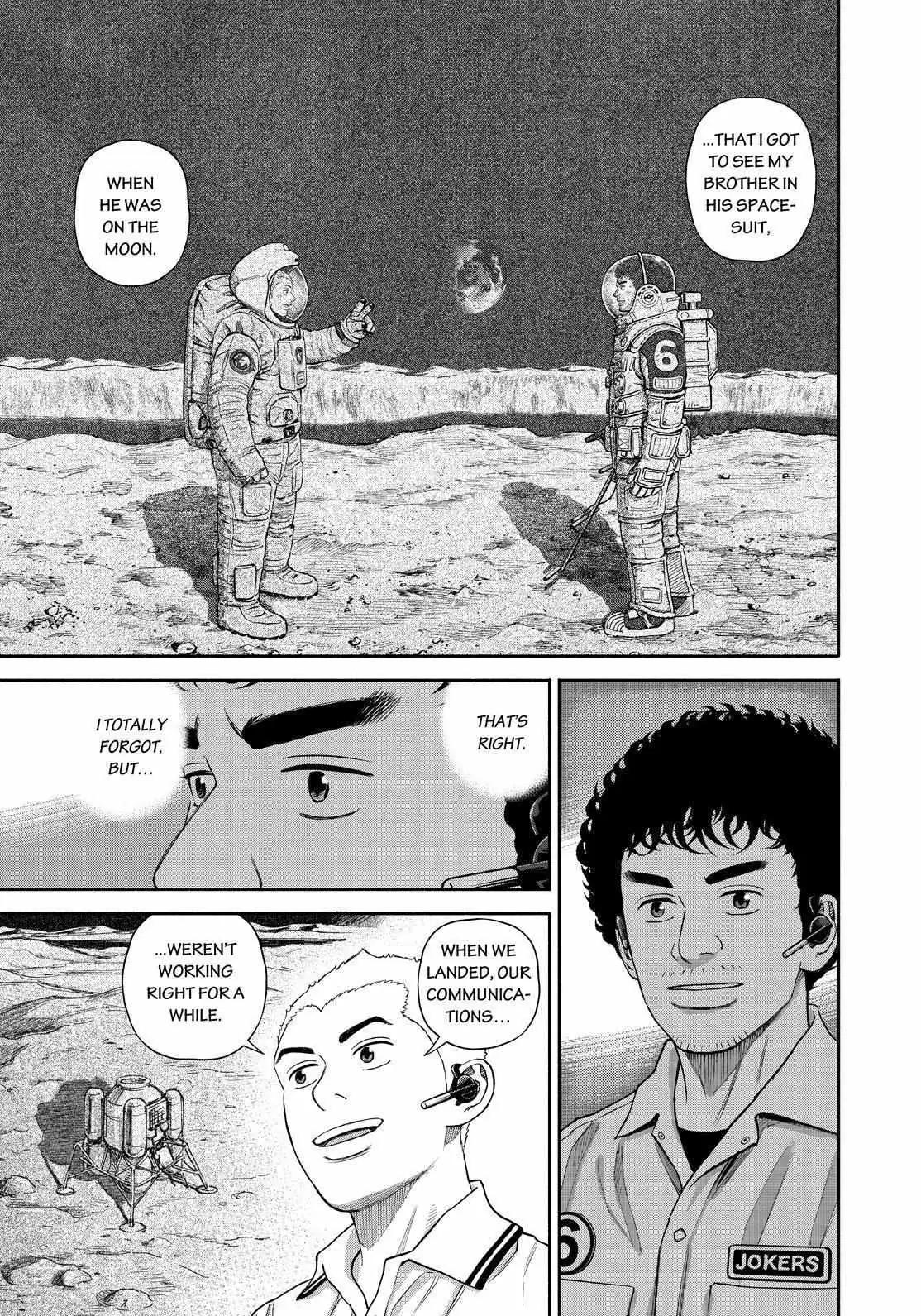 Uchuu Kyoudai Chapter 378 page 15 - 