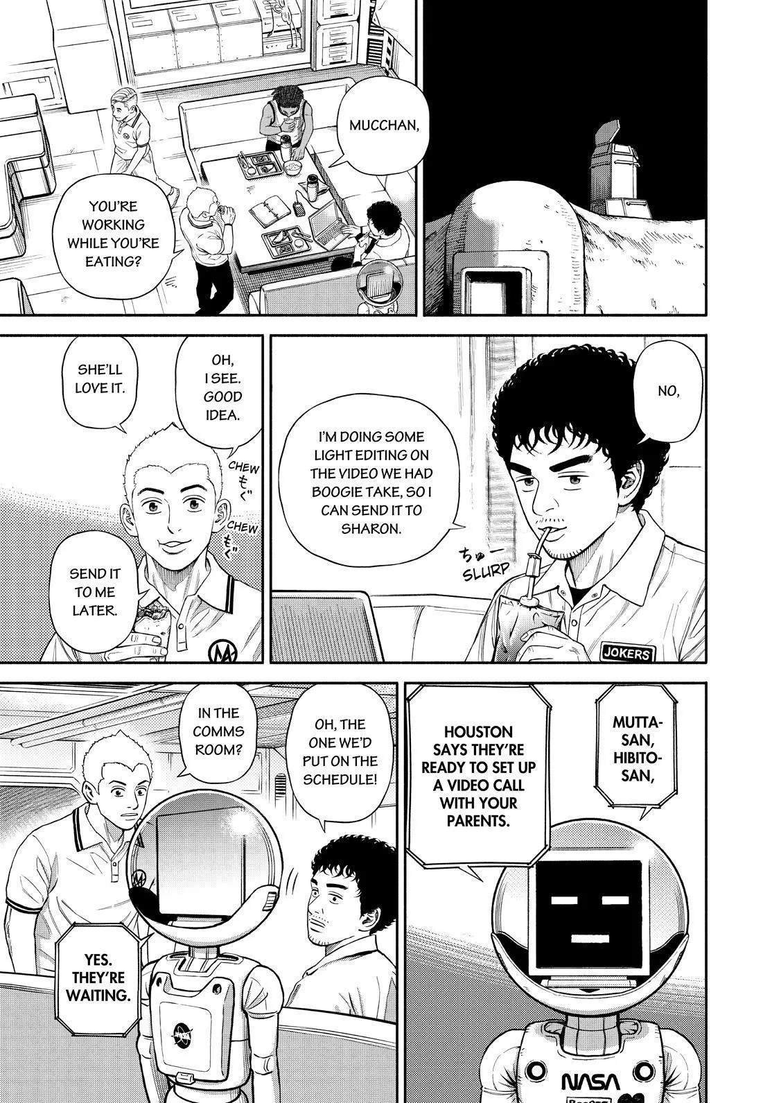 Uchuu Kyoudai Chapter 378 page 19 - 