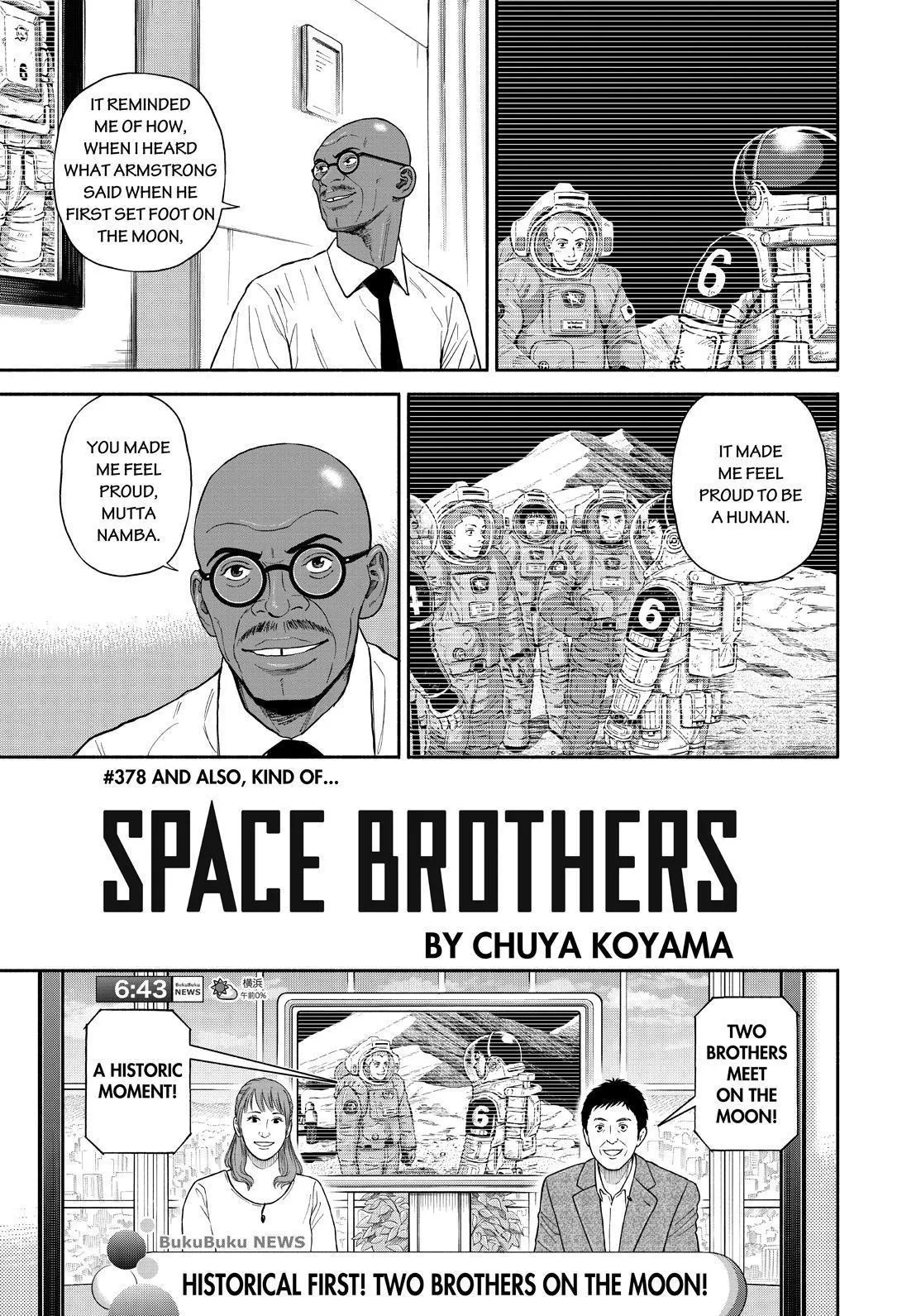 Uchuu Kyoudai Chapter 378 page 3 - 