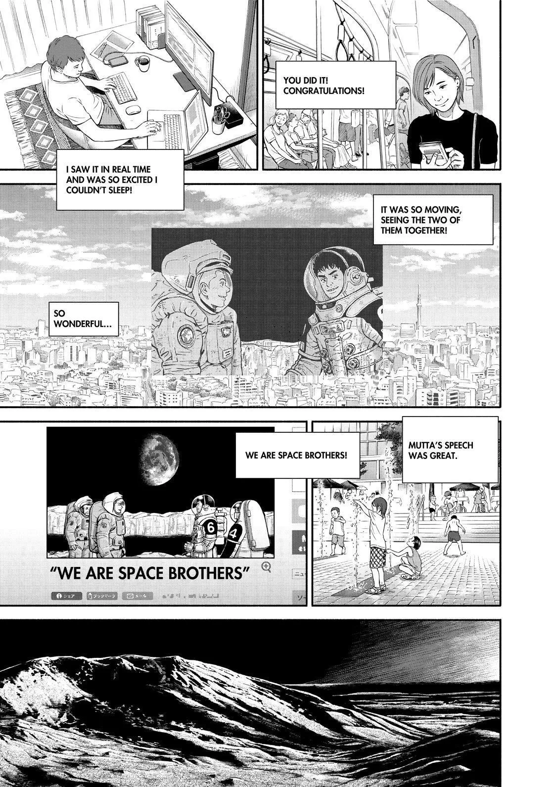 Uchuu Kyoudai Chapter 378 page 5 - 