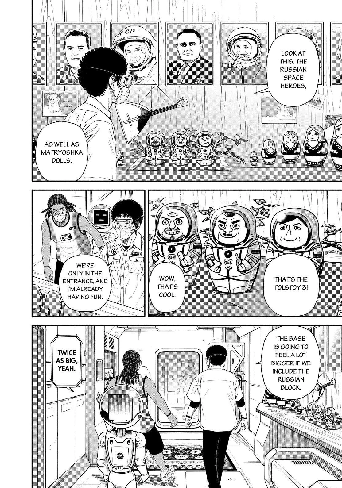 Uchuu Kyoudai Chapter 378 page 10 - 