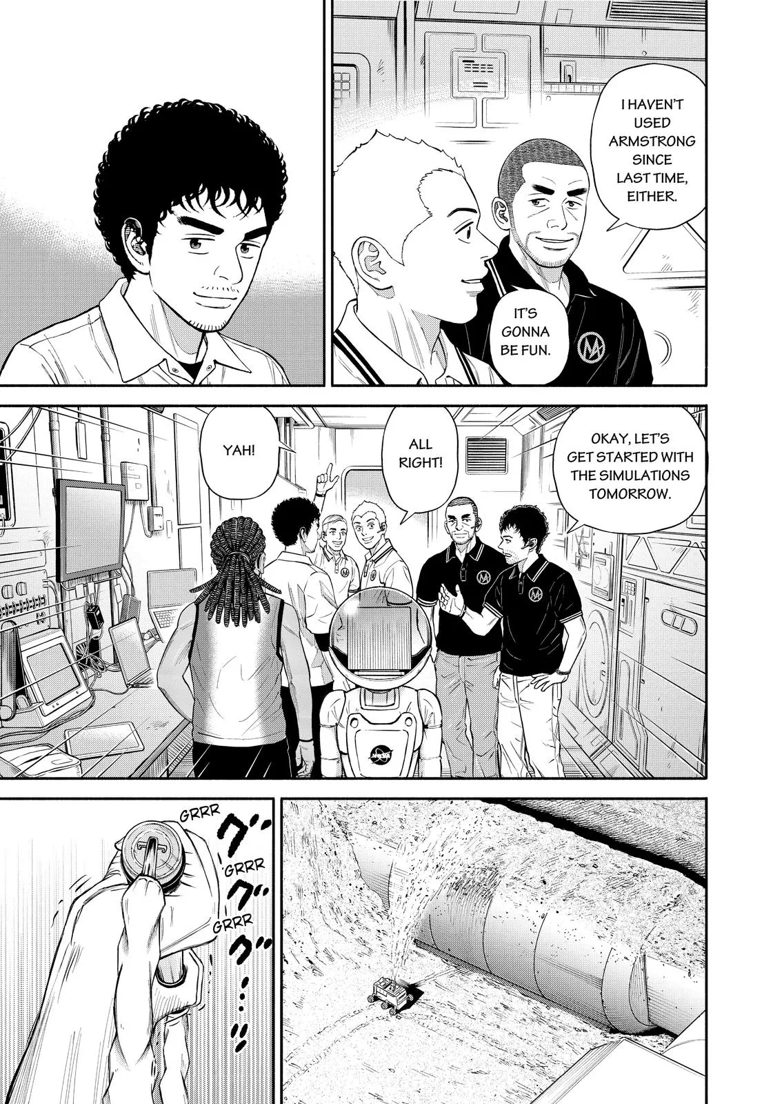 Uchuu Kyoudai Chapter 379 page 16 - 