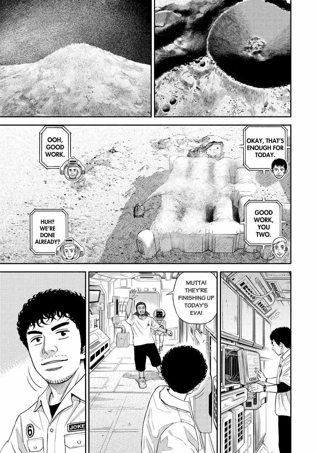 Uchuu Kyoudai Chapter 380 page 17 - 