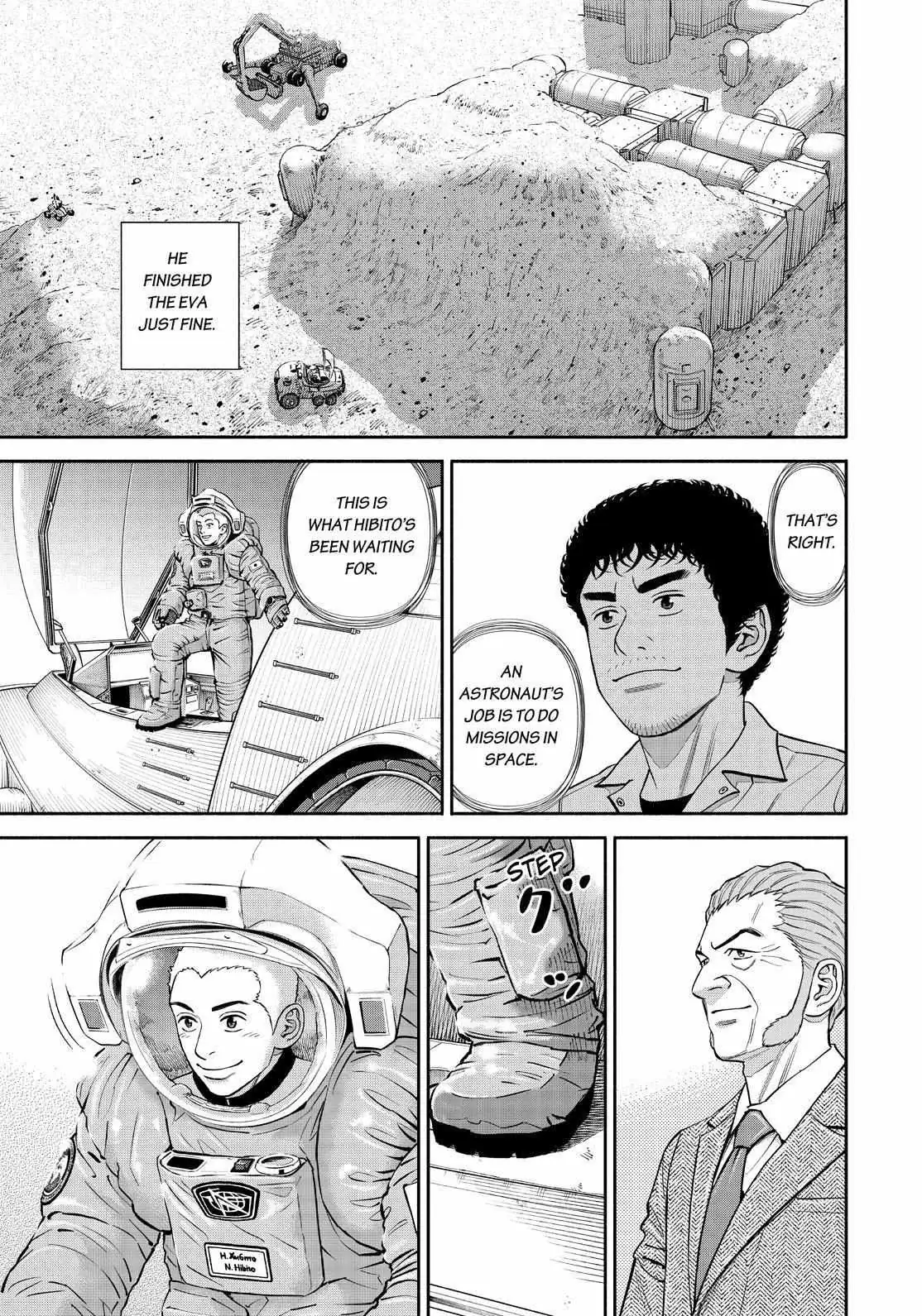 Uchuu Kyoudai Chapter 380 page 19 - 