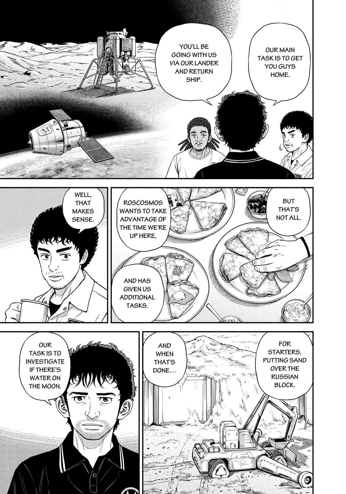 Uchuu Kyoudai Chapter 381 page 9 - 