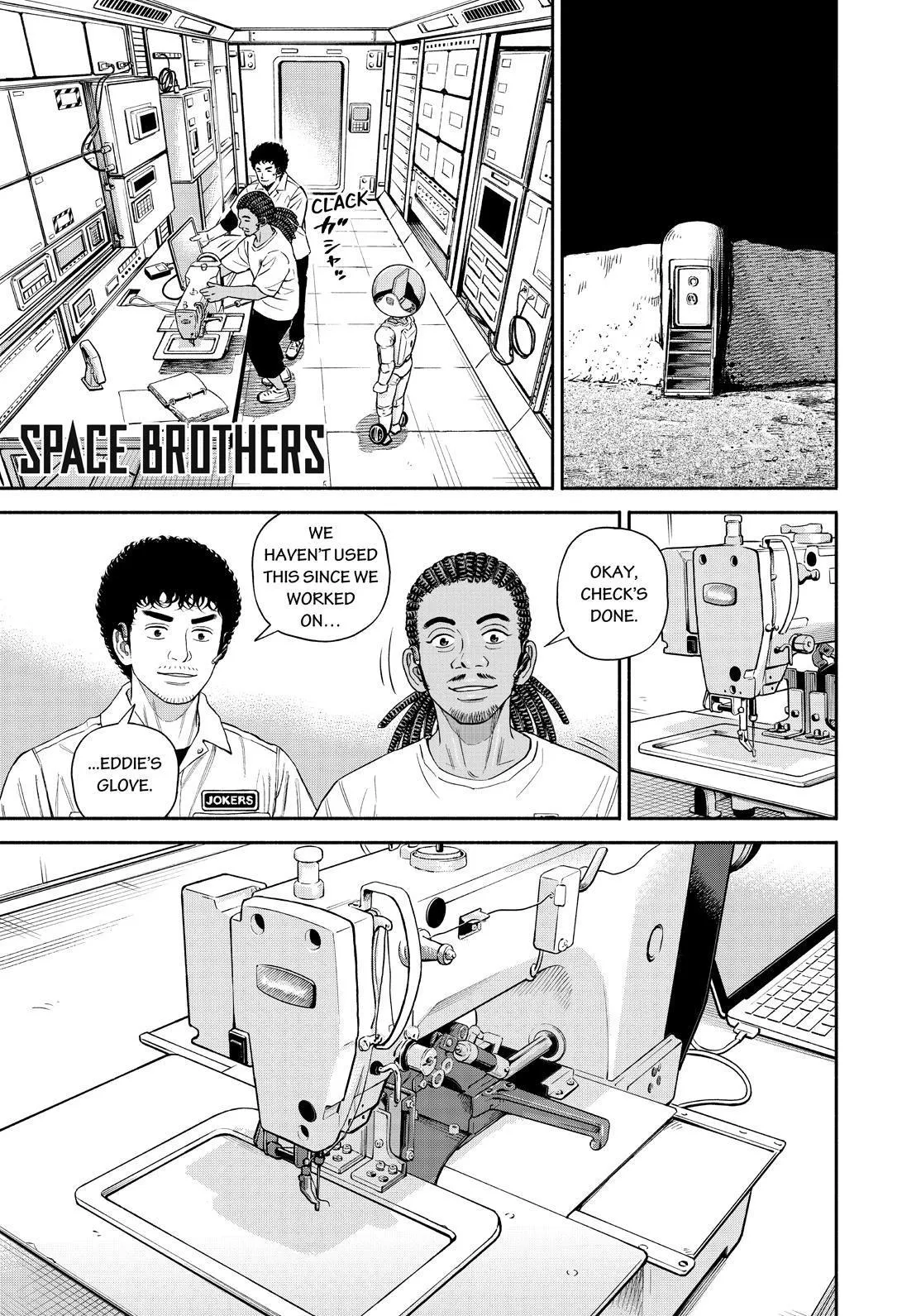 Uchuu Kyoudai Chapter 382 page 1 - 