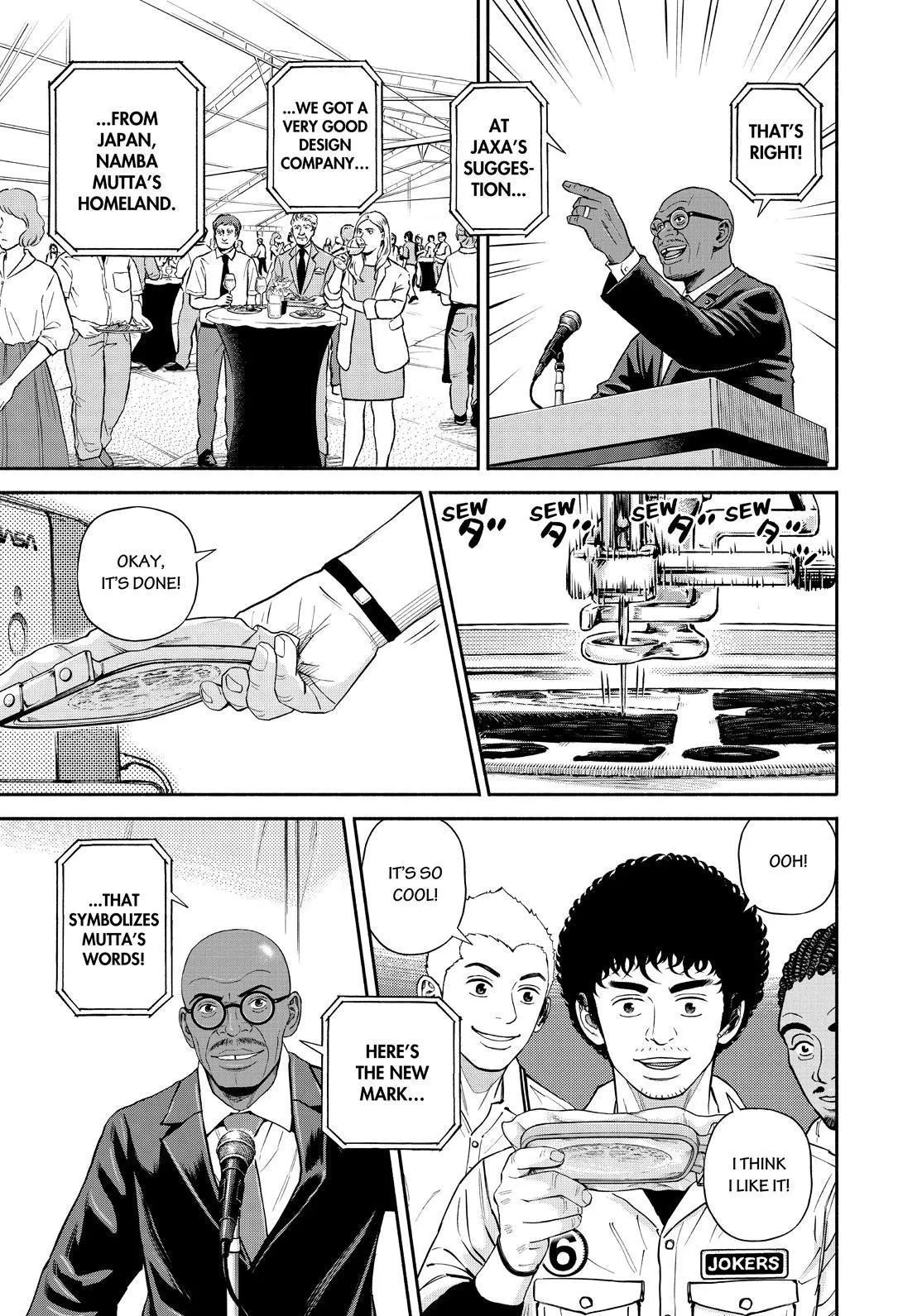 Uchuu Kyoudai Chapter 382 page 11 - 