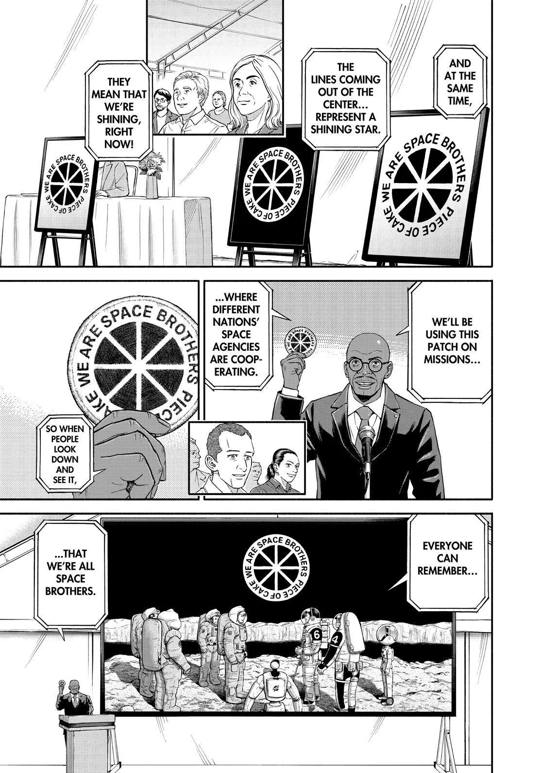 Uchuu Kyoudai Chapter 382 page 13 - 