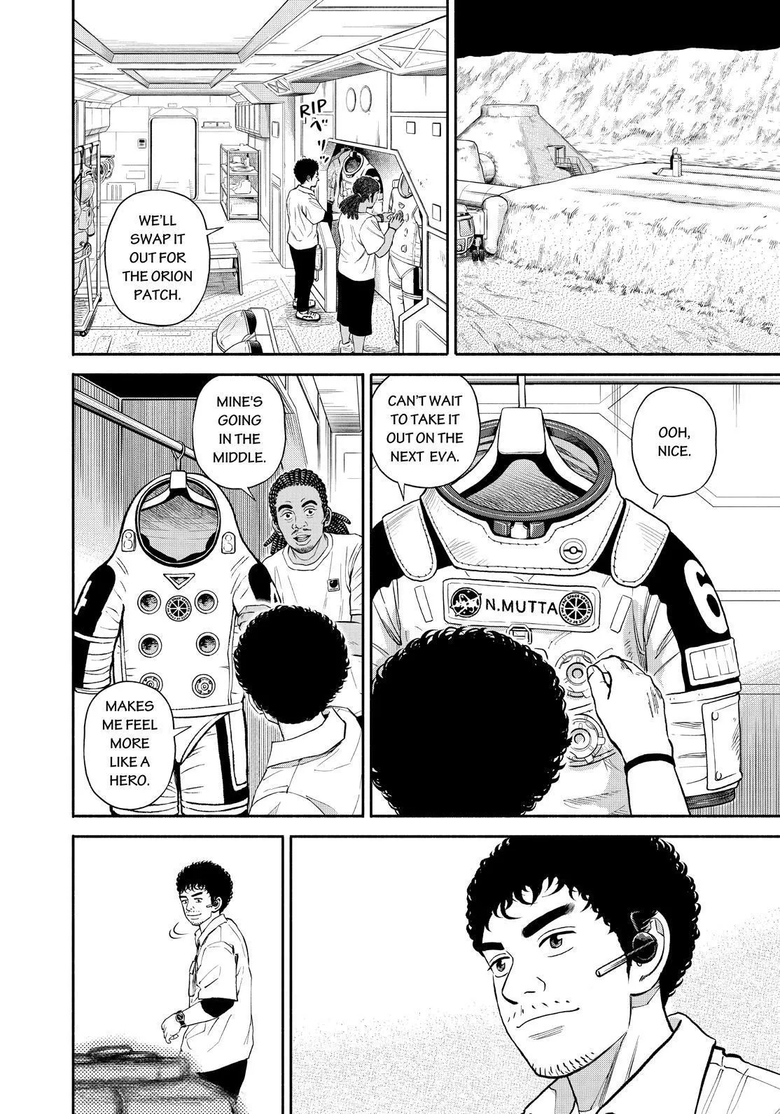 Uchuu Kyoudai Chapter 382 page 14 - 