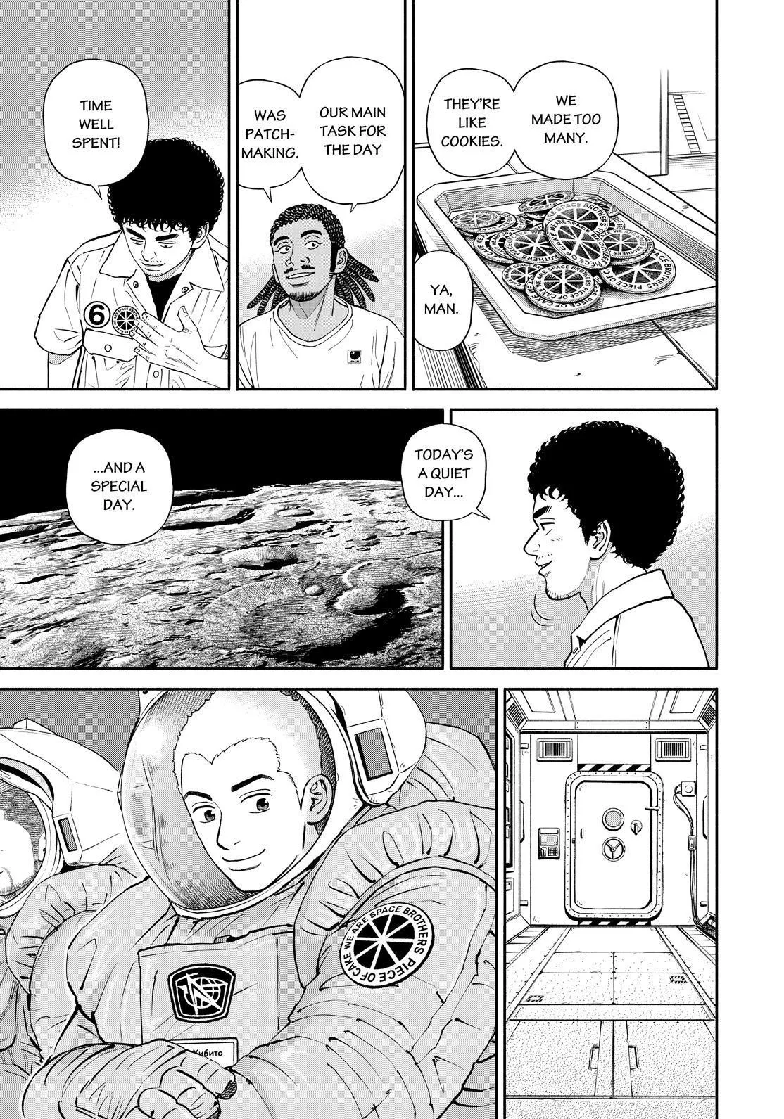Uchuu Kyoudai Chapter 382 page 15 - 
