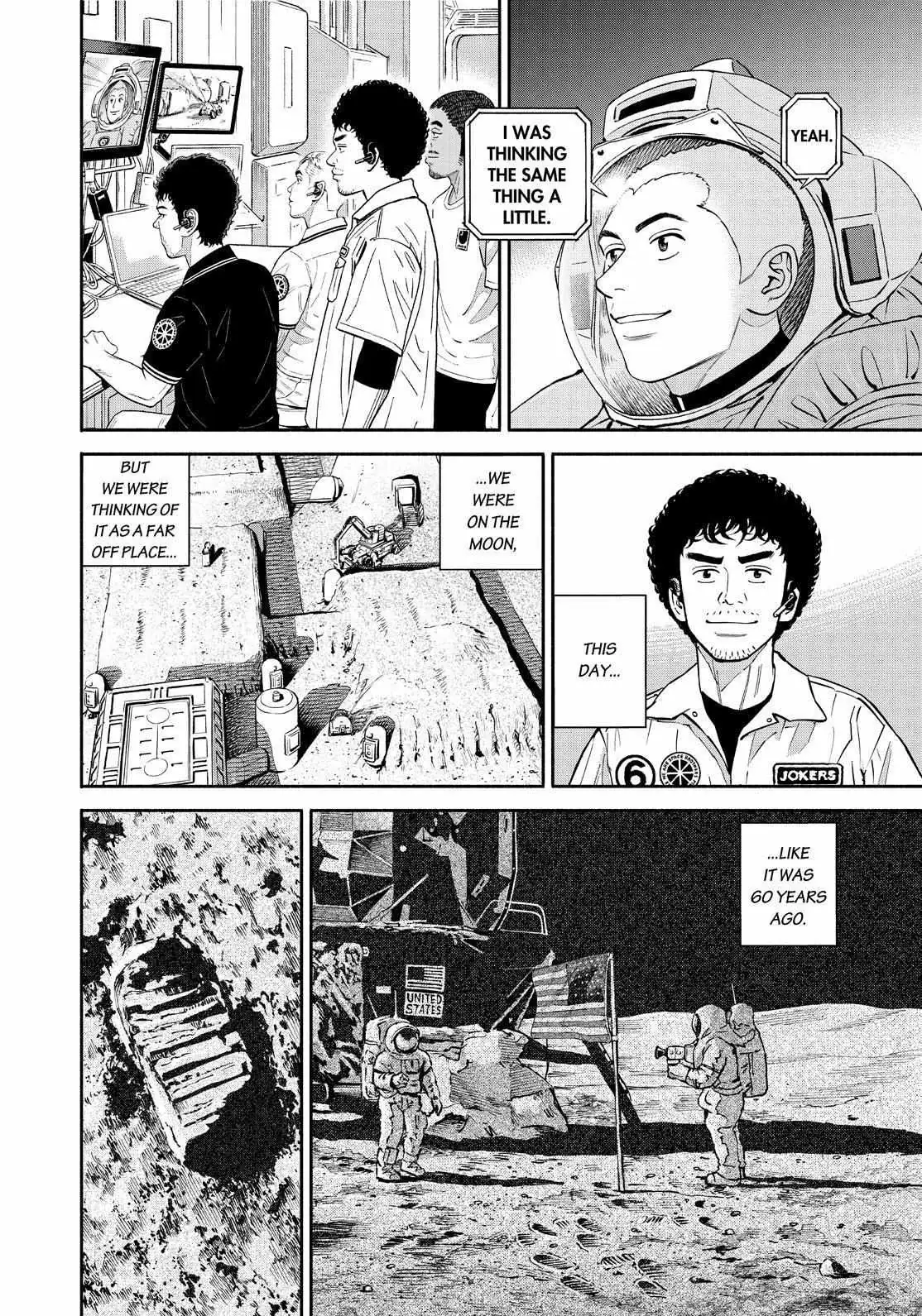 Uchuu Kyoudai Chapter 382 page 18 - 