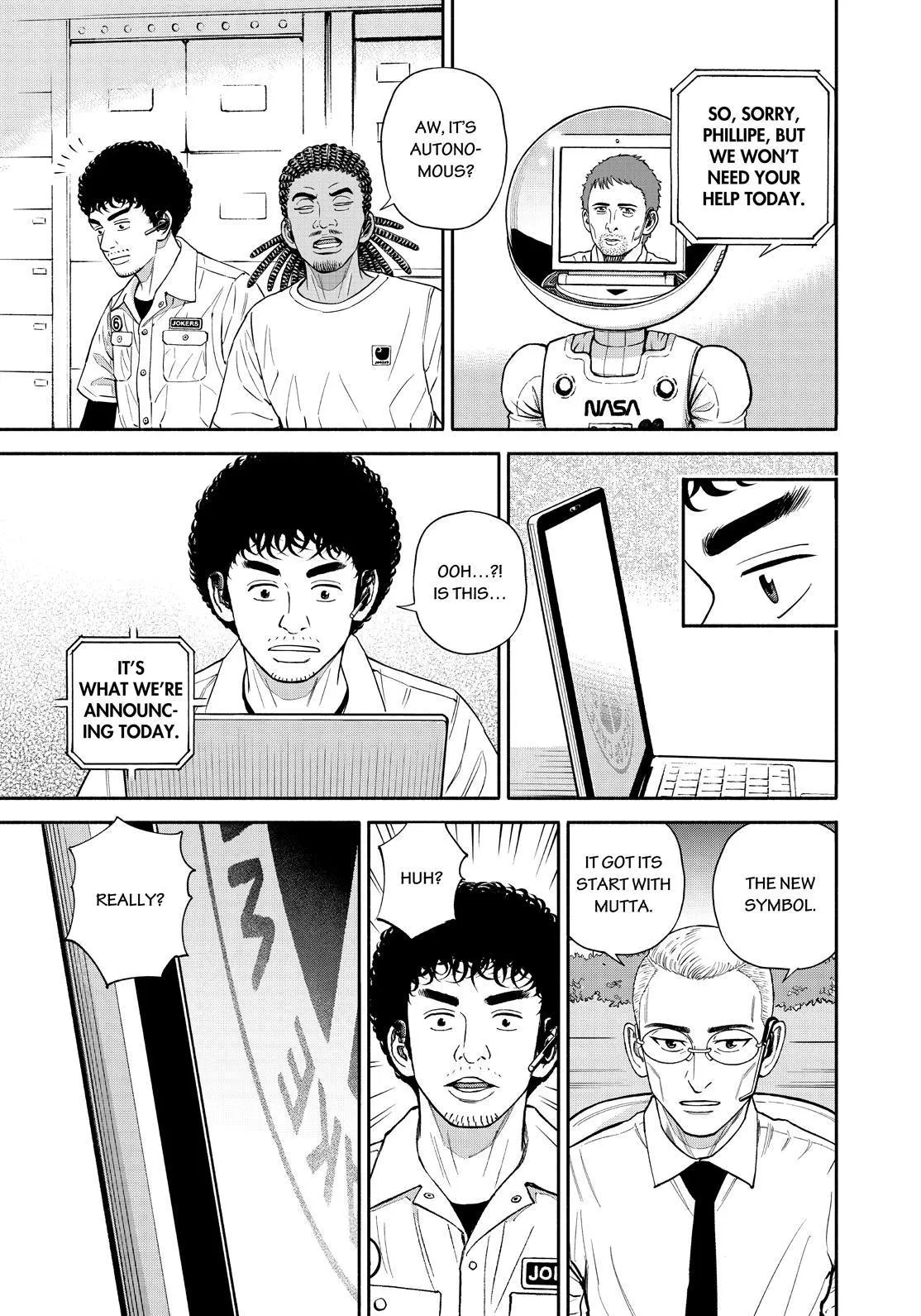 Uchuu Kyoudai Chapter 382 page 5 - 