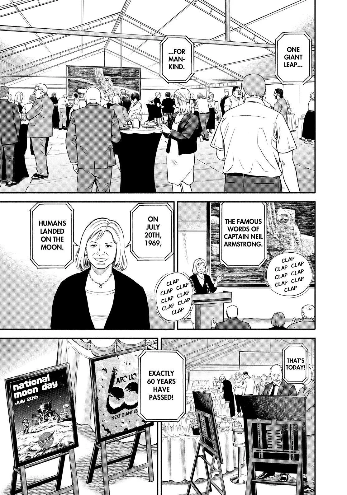 Uchuu Kyoudai Chapter 382 page 7 - 