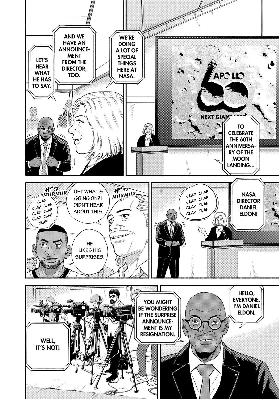 Uchuu Kyoudai Chapter 382 page 8 - 