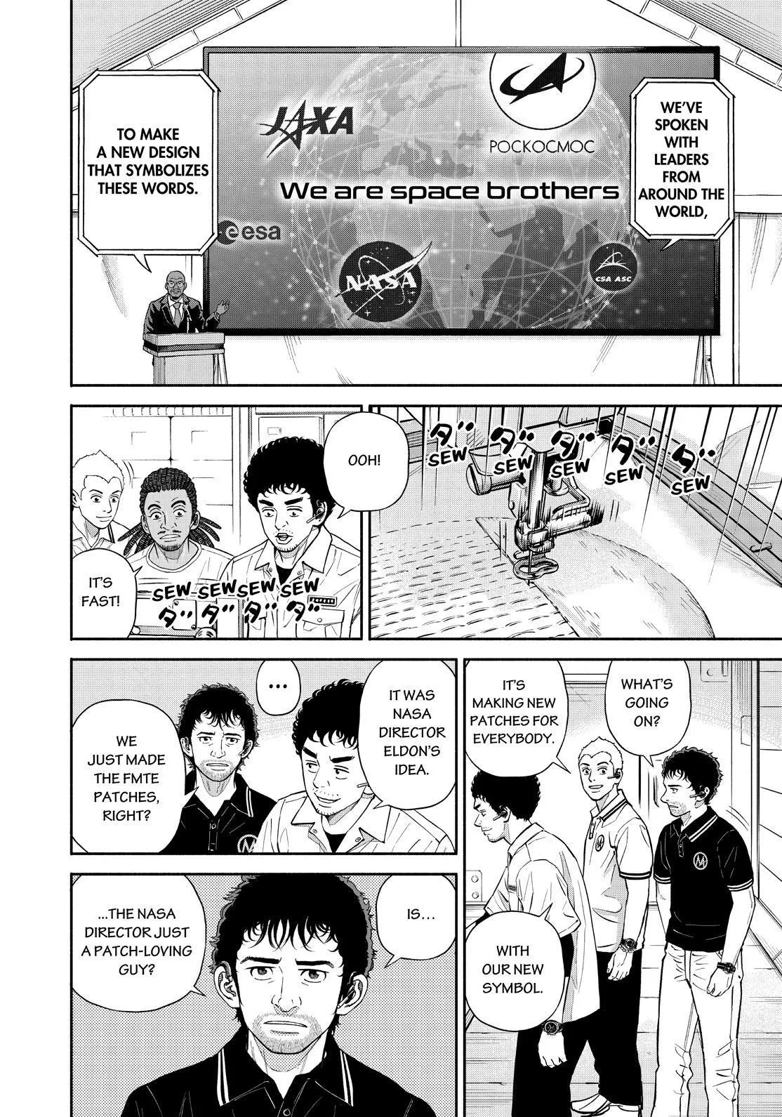 Uchuu Kyoudai Chapter 382 page 10 - 