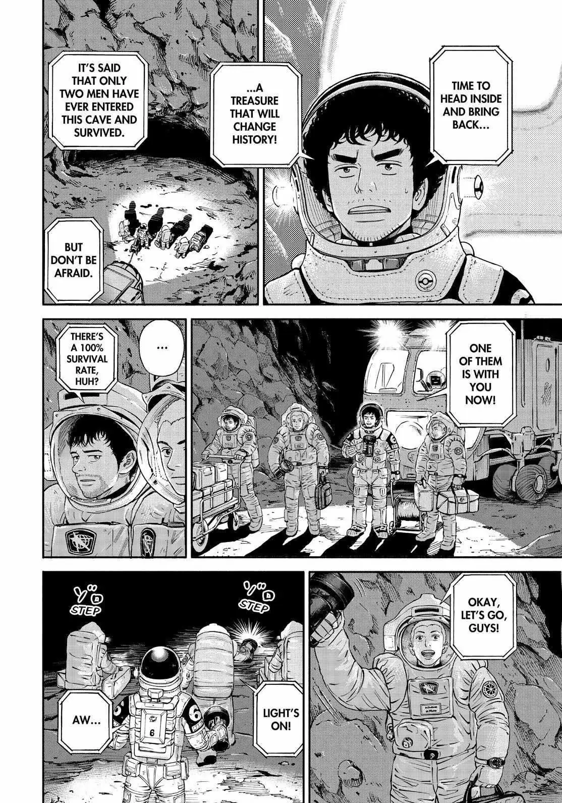 Uchuu Kyoudai Chapter 384 page 12 - 