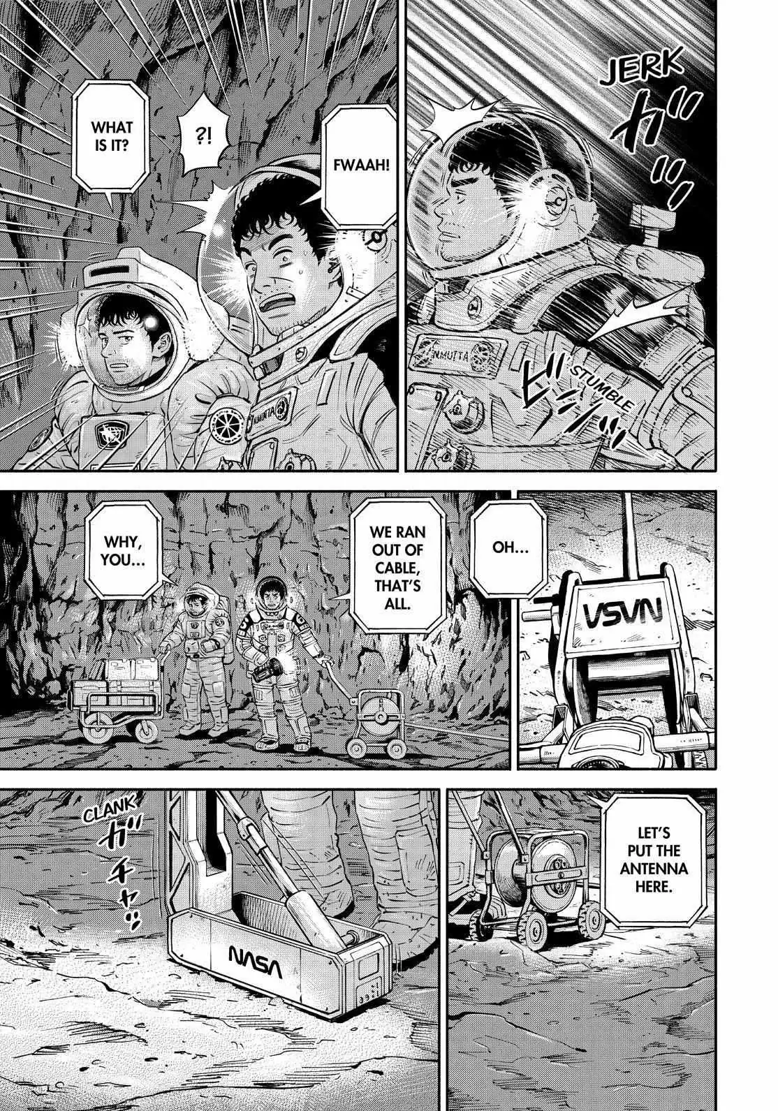 Uchuu Kyoudai Chapter 384 page 15 - 