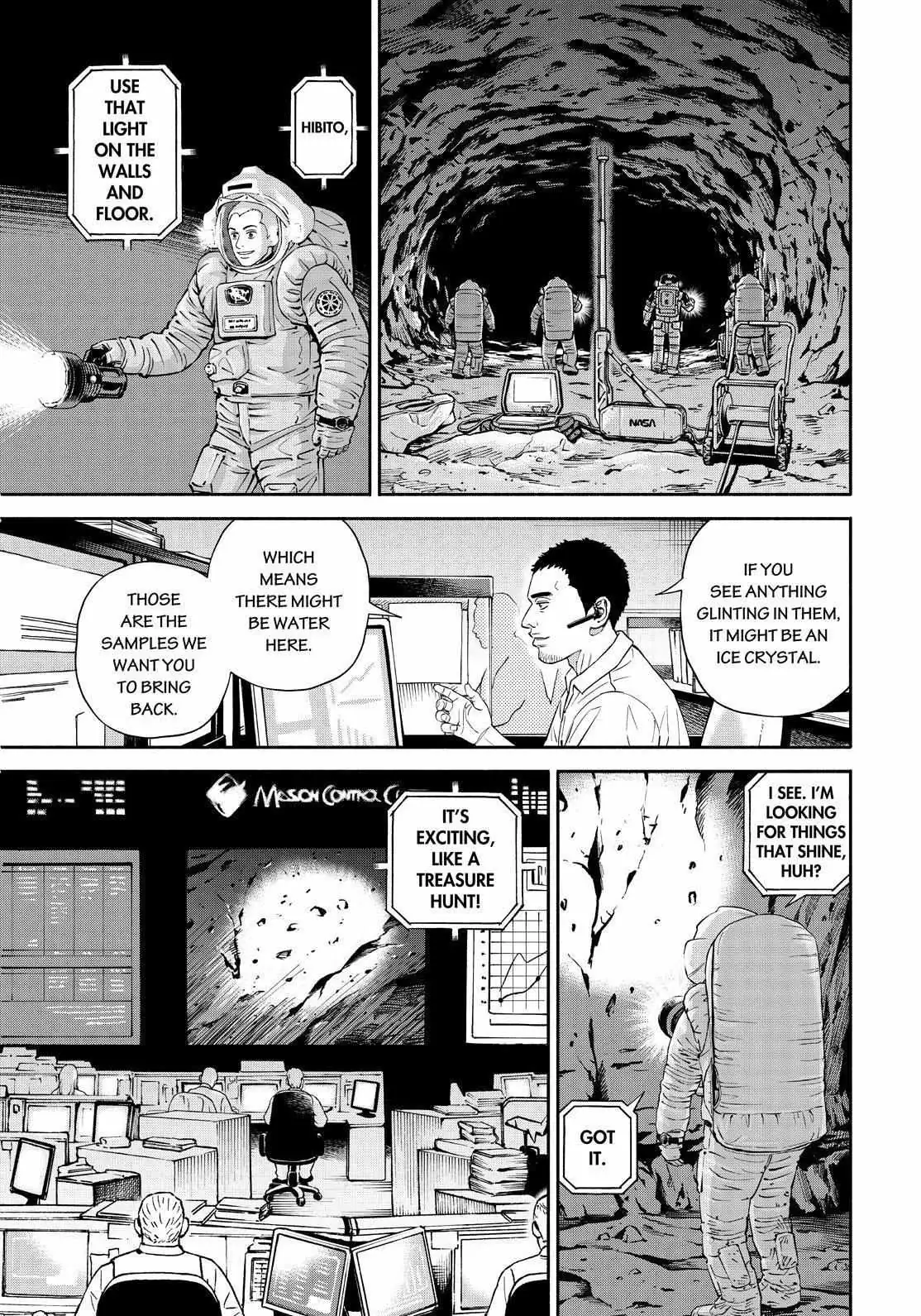 Uchuu Kyoudai Chapter 384 page 17 - 