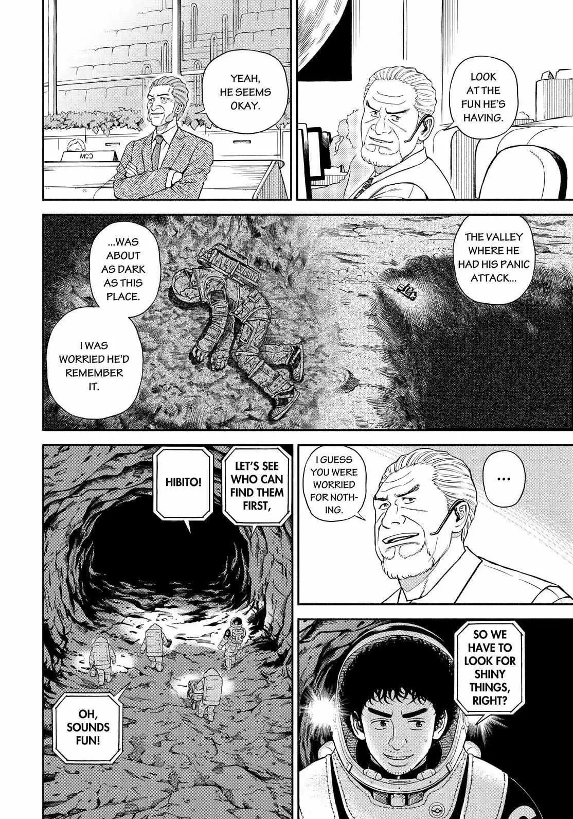 Uchuu Kyoudai Chapter 384 page 18 - 