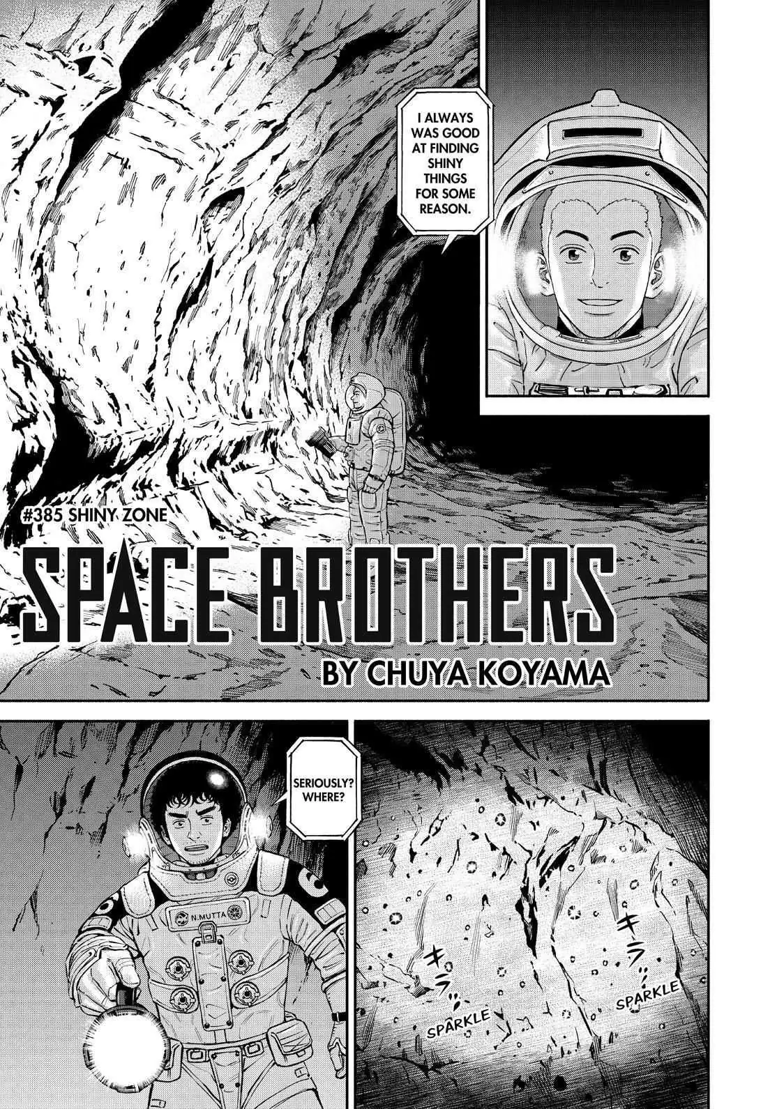 Uchuu Kyoudai Chapter 385 page 1 - 