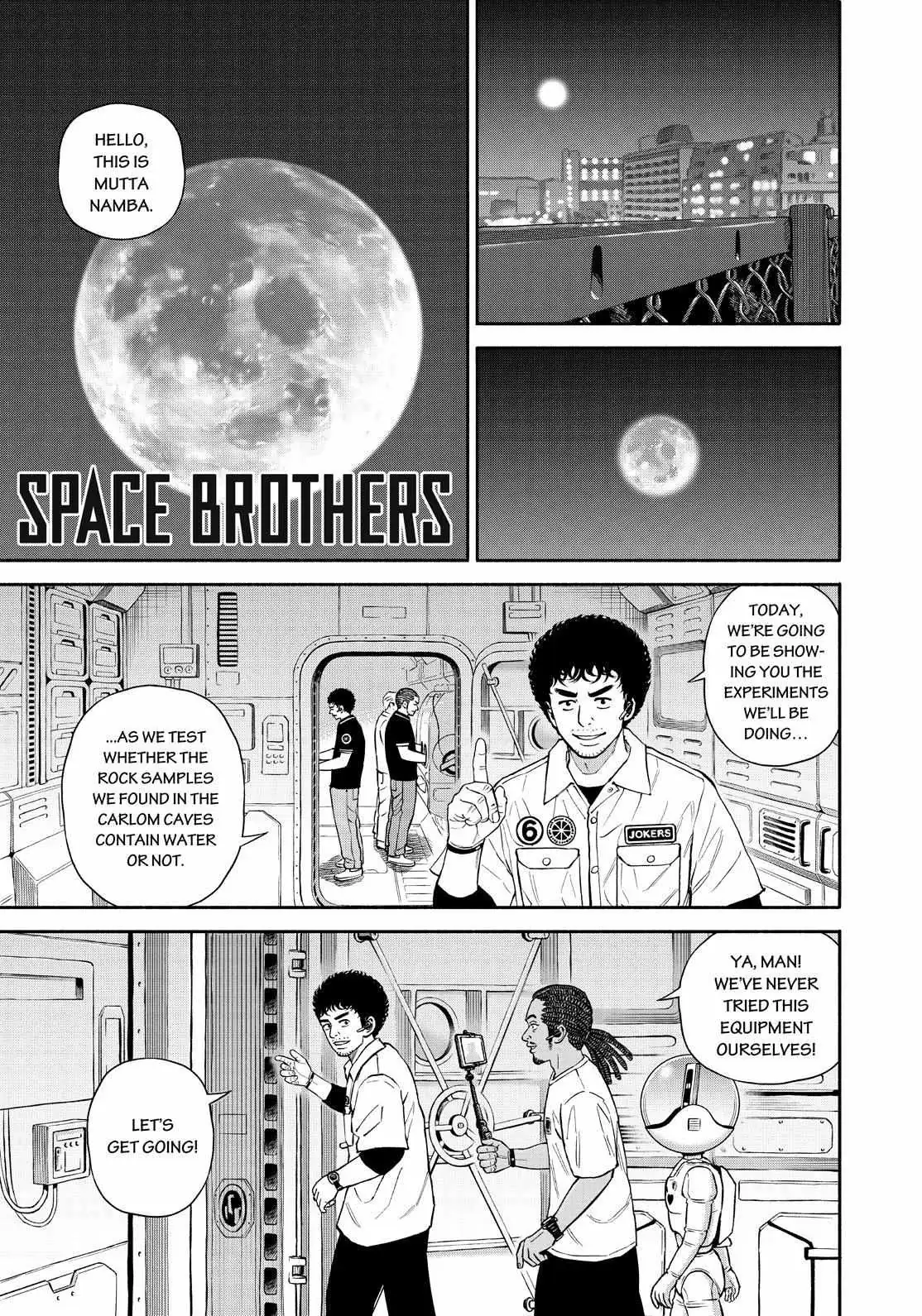 Uchuu Kyoudai Chapter 387 page 1 - 