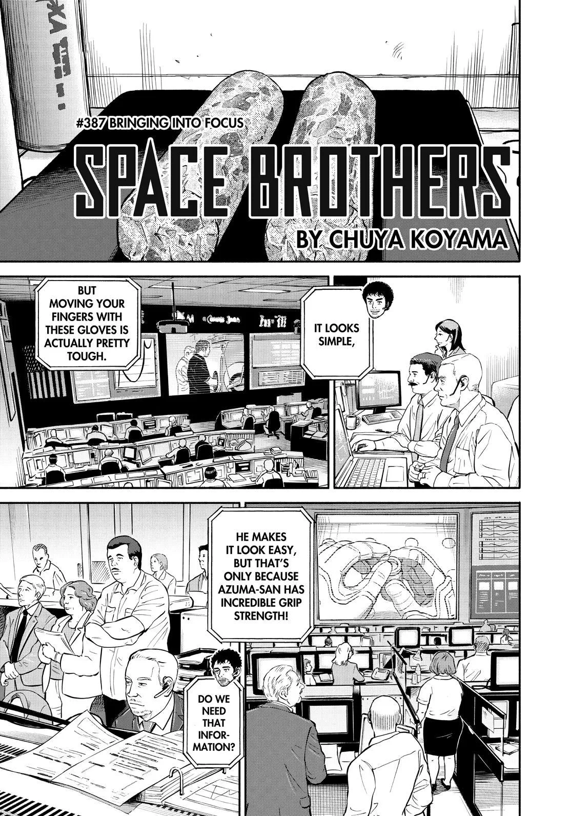 Uchuu Kyoudai Chapter 387 page 3 - 