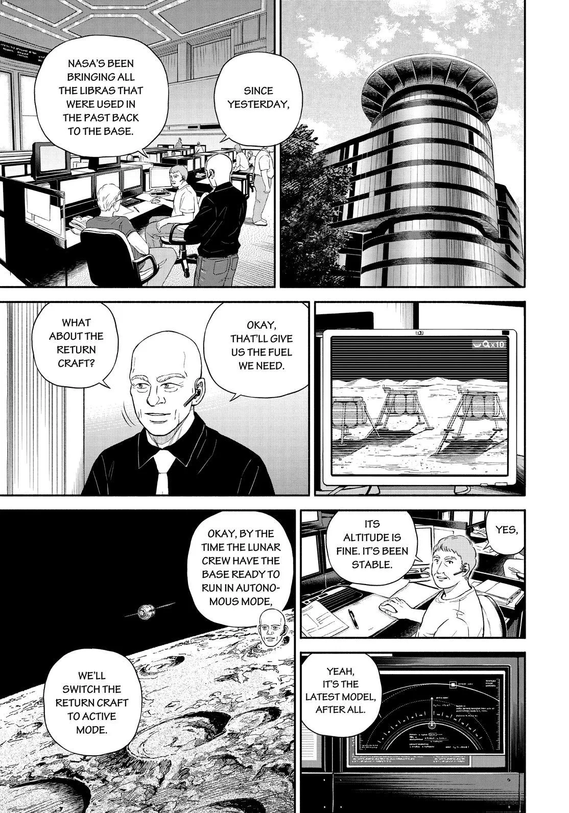 Uchuu Kyoudai Chapter 388 page 13 - 