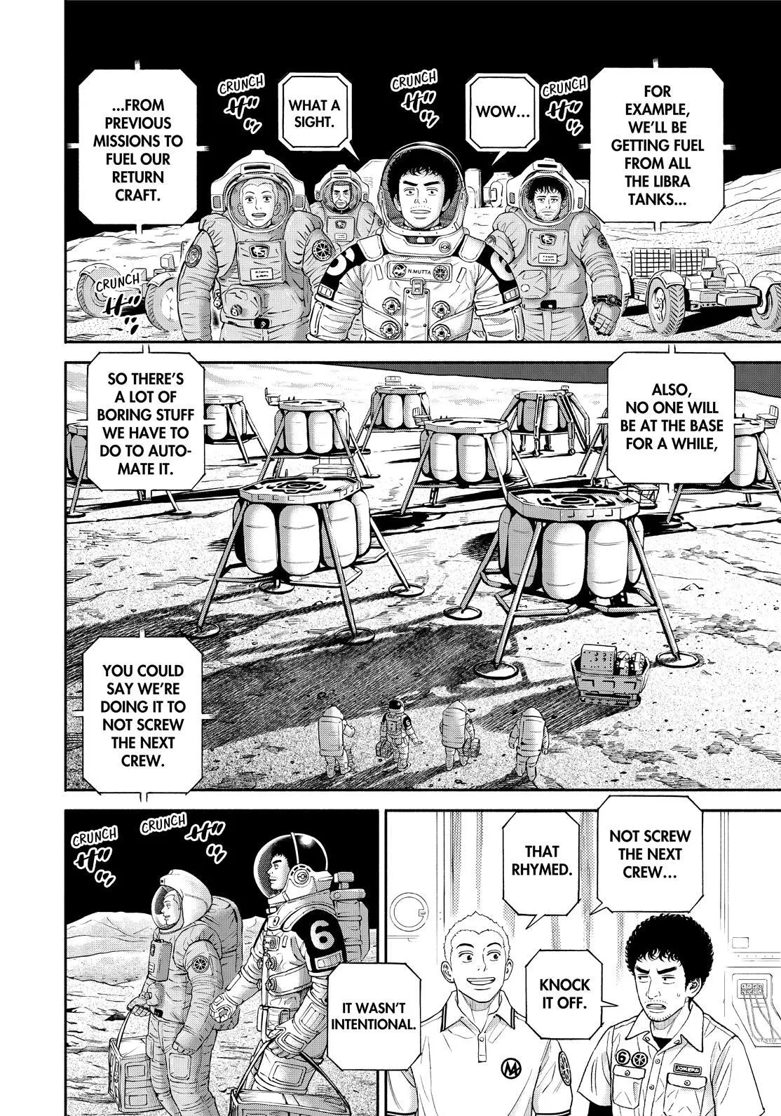 Uchuu Kyoudai Chapter 388 page 18 - 