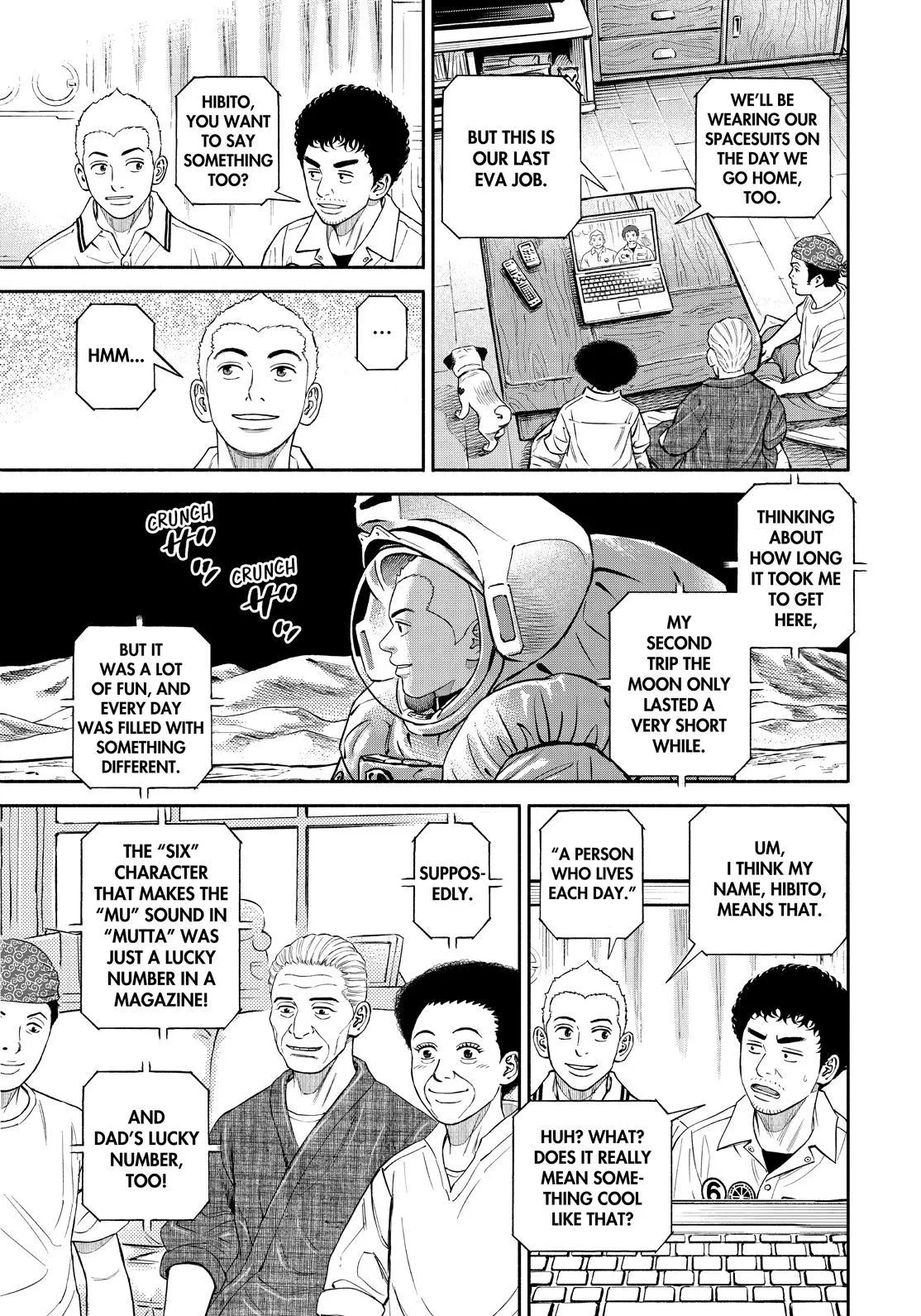 Uchuu Kyoudai Chapter 388 page 19 - 