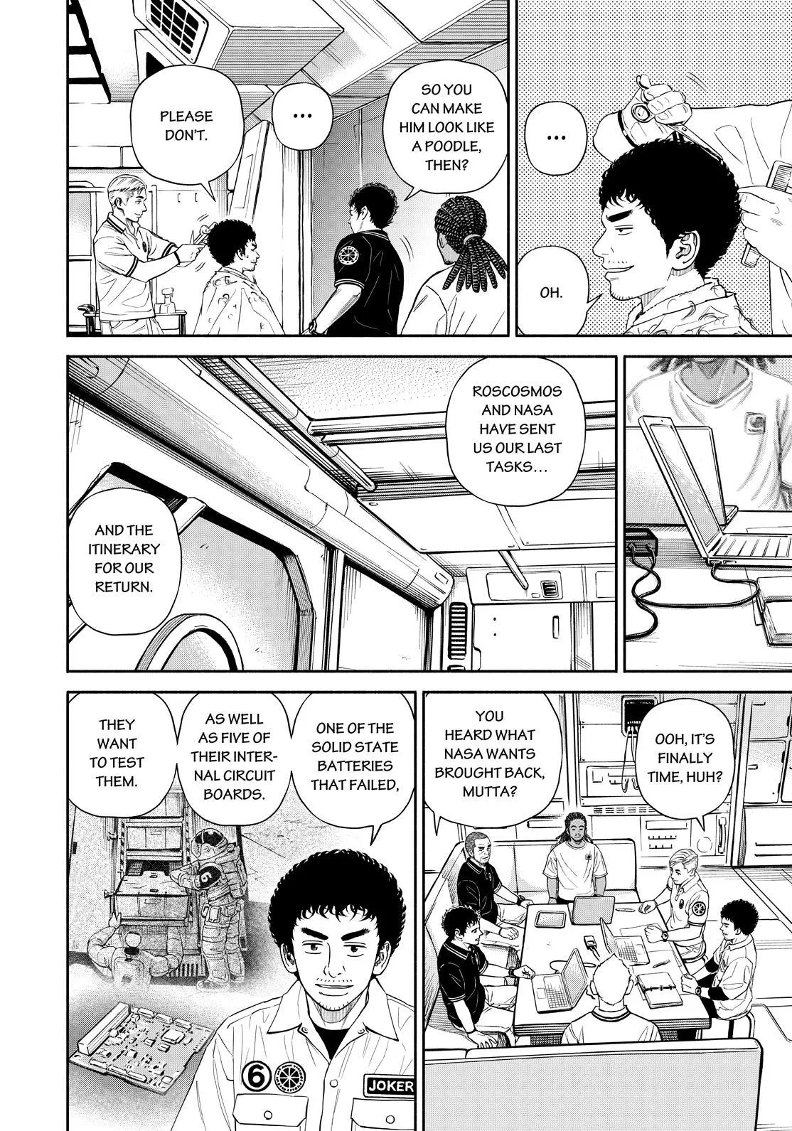 Uchuu Kyoudai Chapter 388 page 8 - 